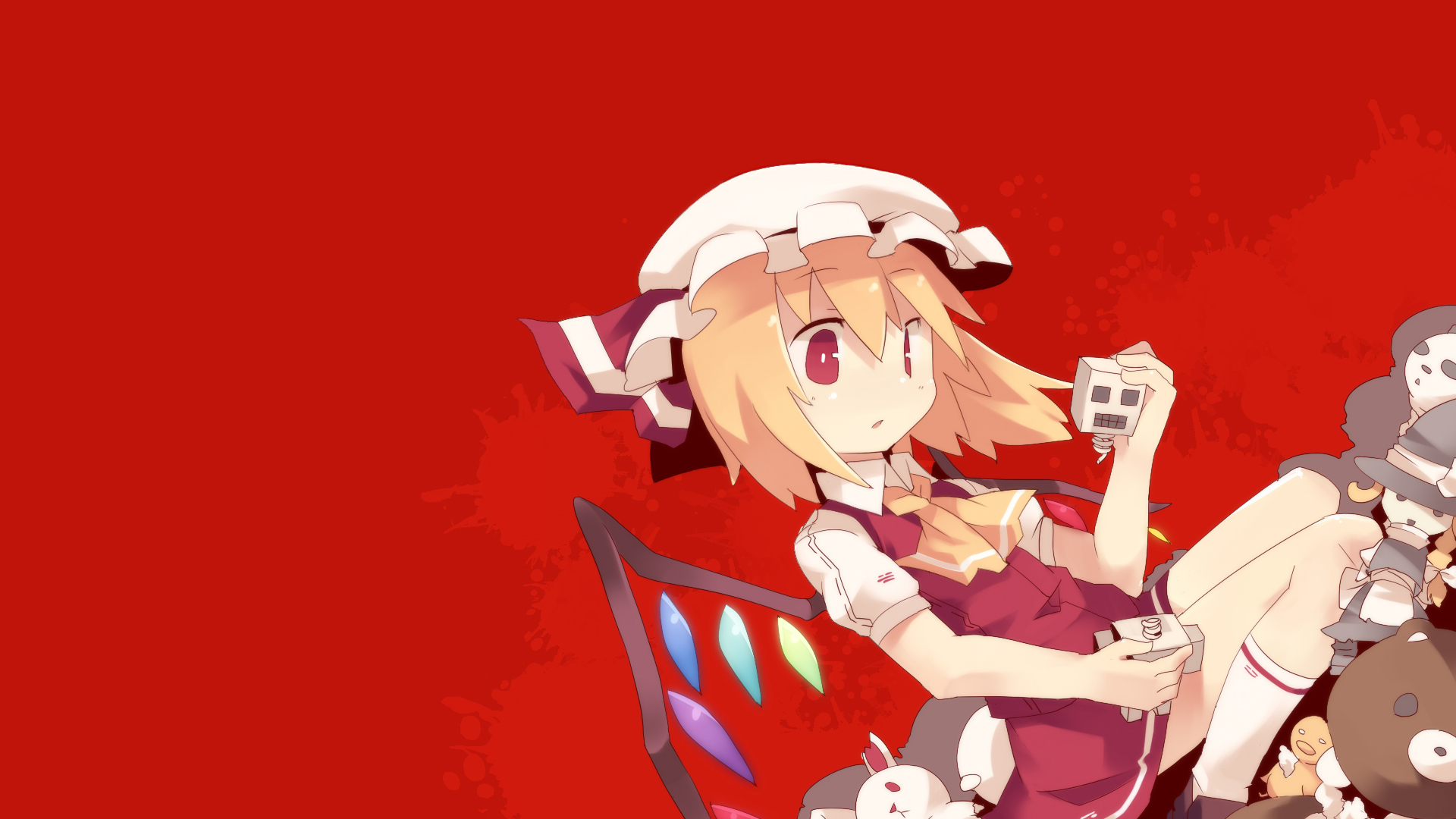 Descarga gratis la imagen Animado, Flandre Escarlata, Touhou en el escritorio de tu PC