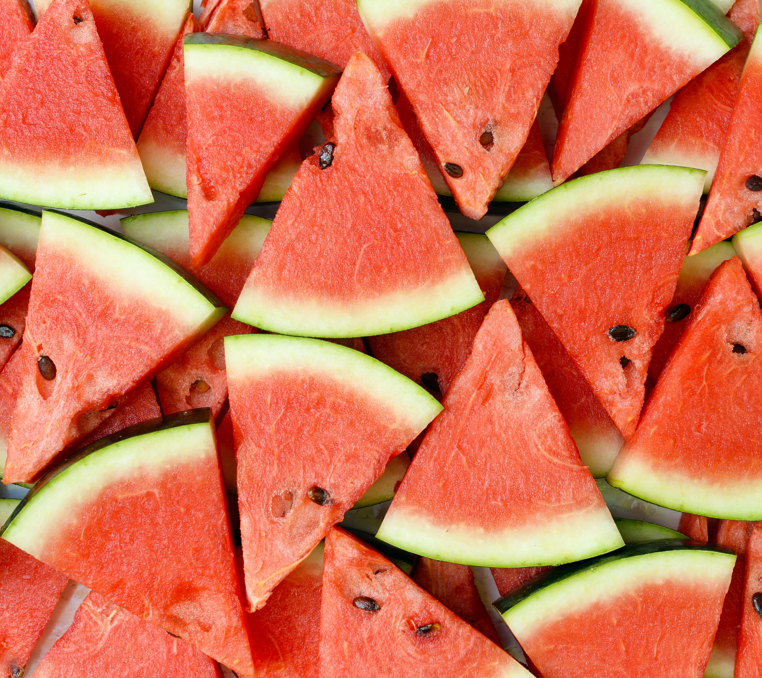 Handy-Wallpaper Obst, Frucht, Wassermelone, Dreieck, Nahrungsmittel, Früchte kostenlos herunterladen.