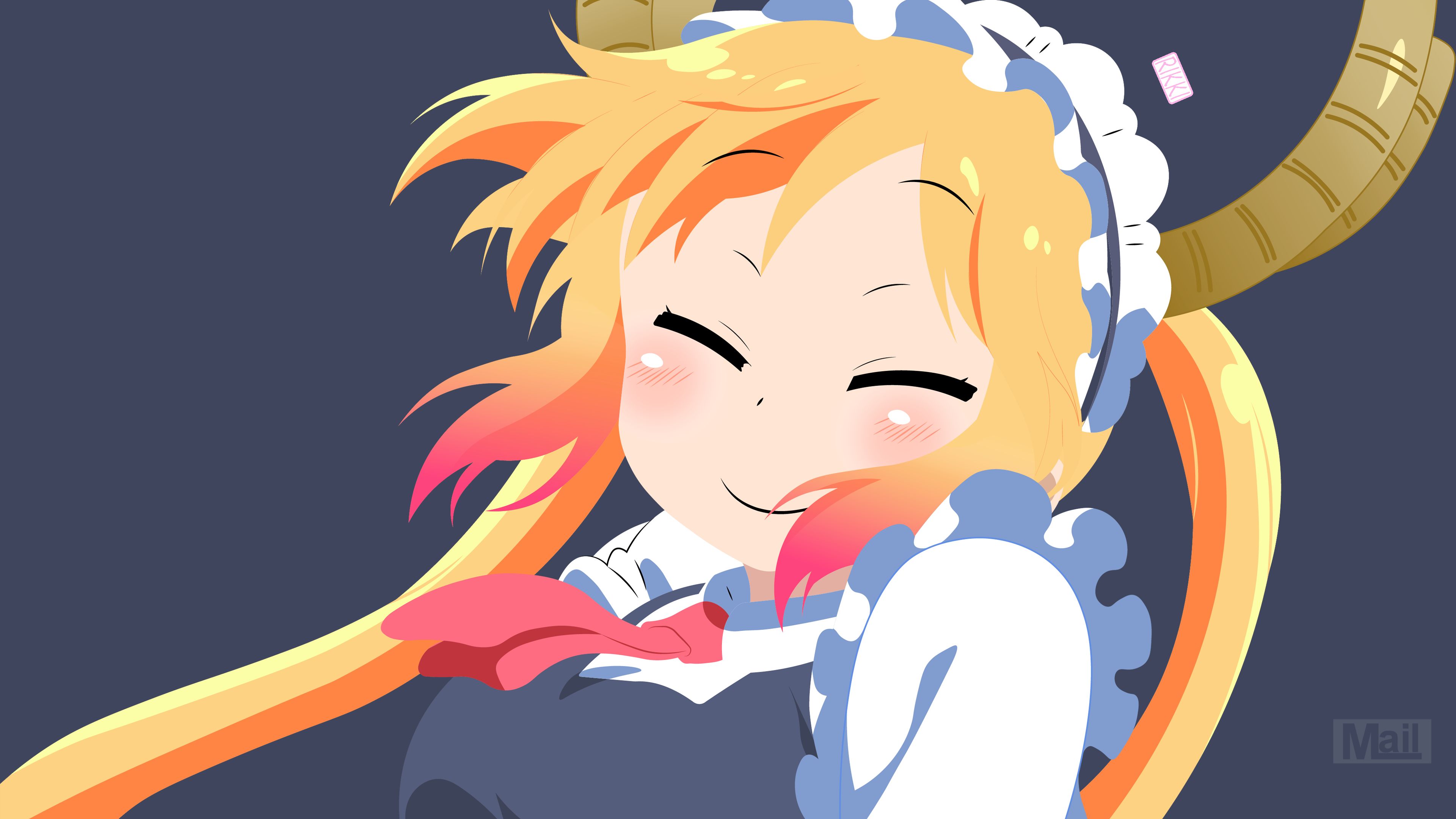 Free download wallpaper Anime, Maid, Tohru (Miss Kobayashi's Dragon Maid), Miss Kobayashi's Dragon Maid on your PC desktop