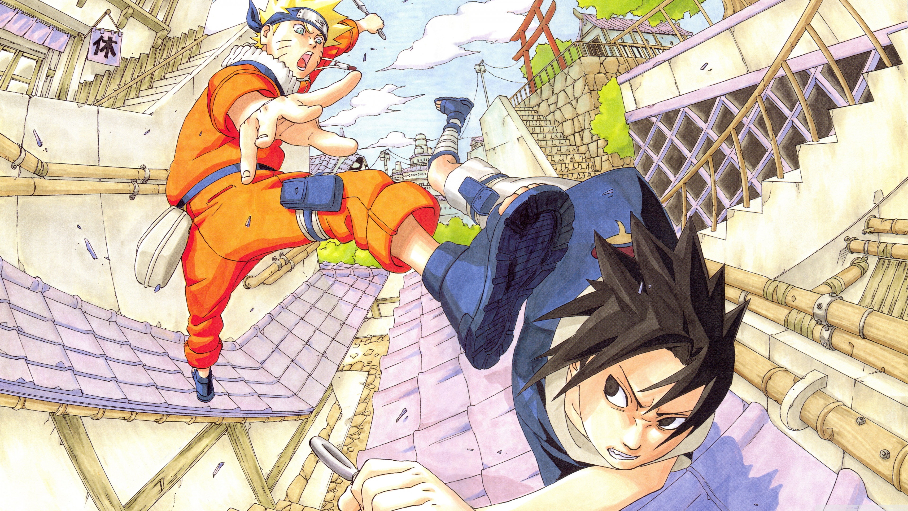 Téléchargez des papiers peints mobile Naruto, Animé, Sasuke Uchiwa, Naruto Uzumaki gratuitement.