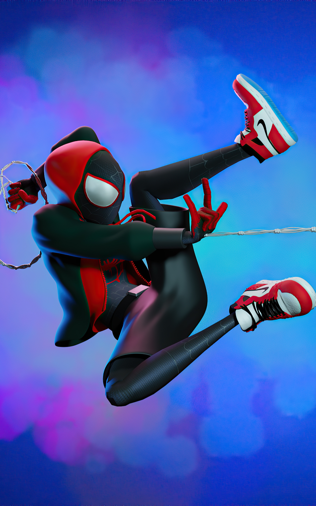 Baixar papel de parede para celular de Homem Aranha, História Em Quadrinhos, Miles Morales gratuito.