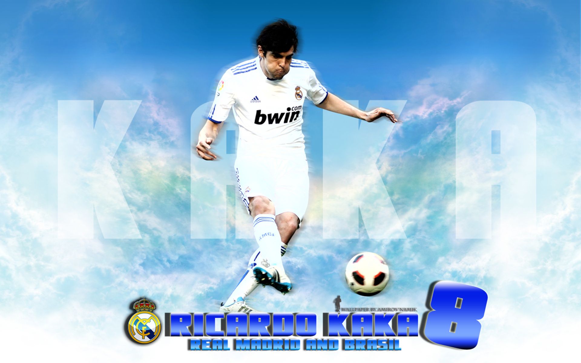 Téléchargez gratuitement l'image Des Sports, Football, Real Madrid Cf, Kaka sur le bureau de votre PC