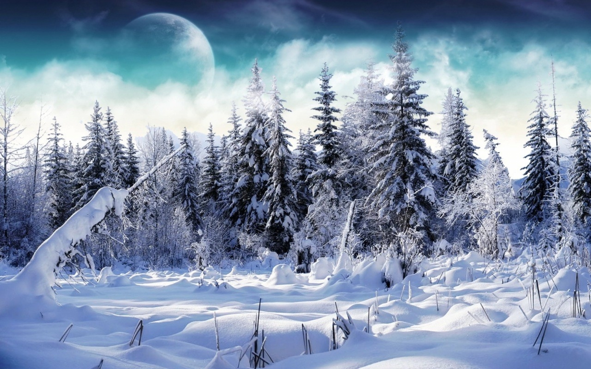 Free download wallpaper Winter, Artistic on your PC desktop