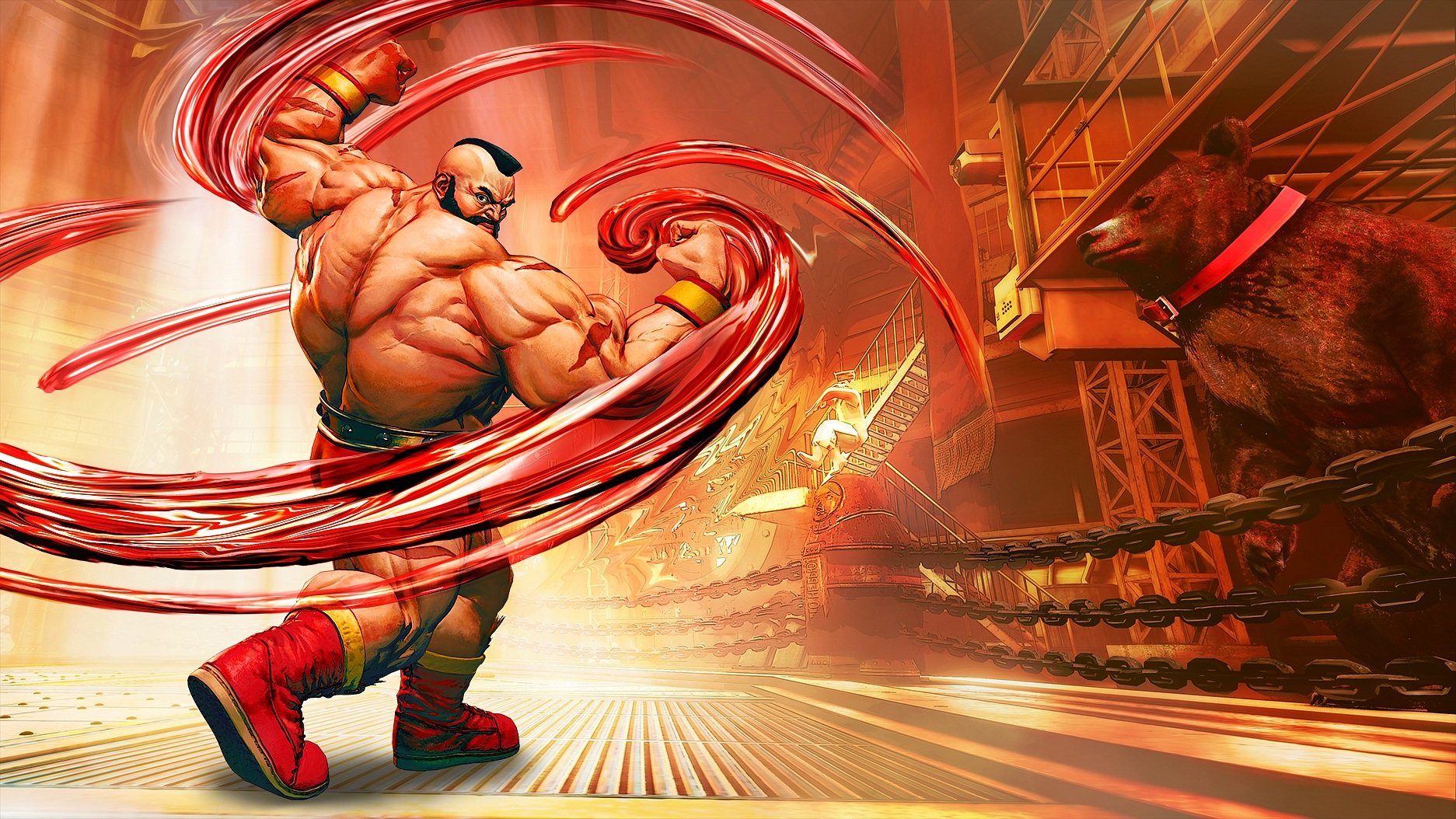 Laden Sie das Computerspiele, Straßenkämpfer, Street Fighter V-Bild kostenlos auf Ihren PC-Desktop herunter