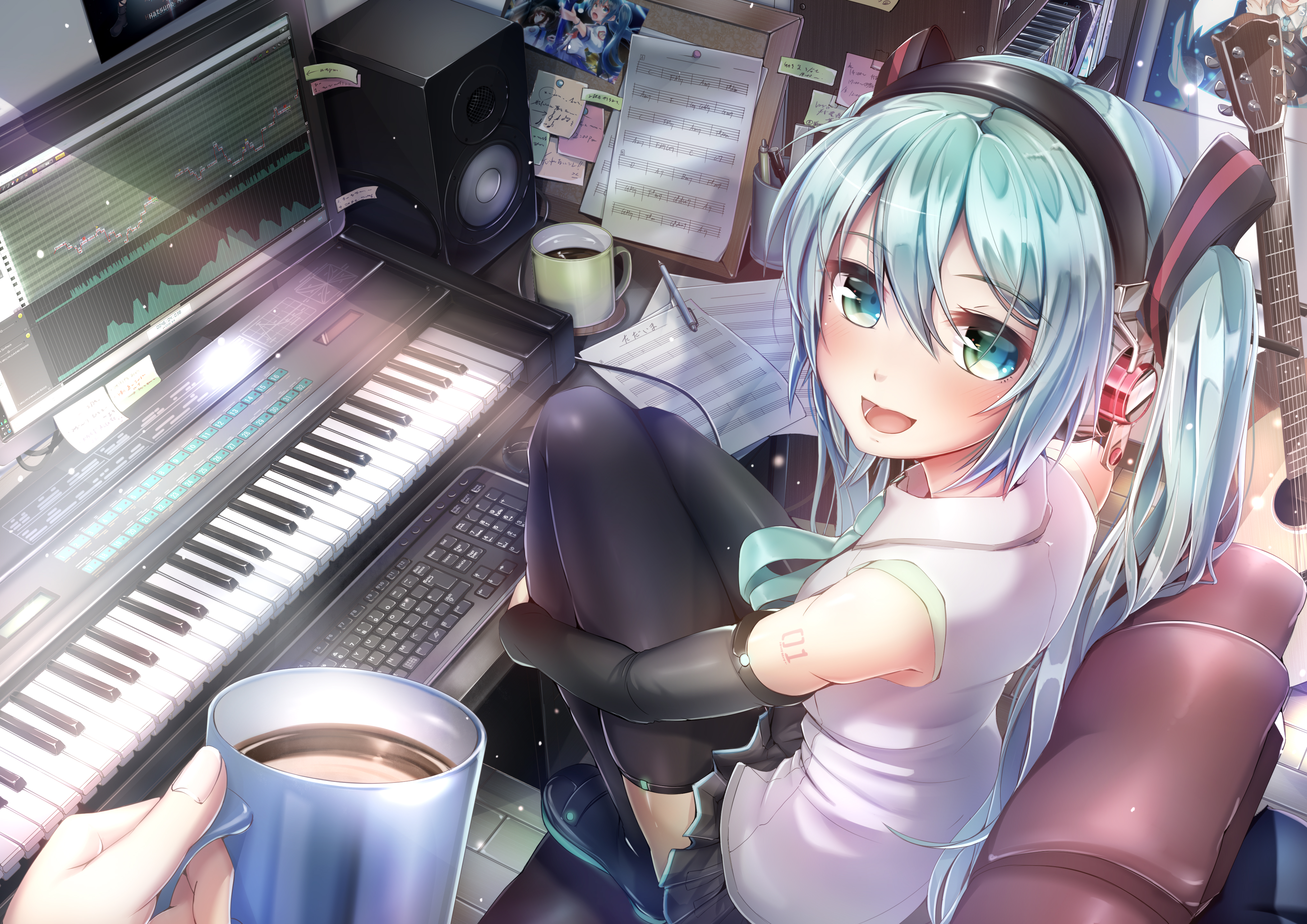 Free download wallpaper Anime, Vocaloid, Hatsune Miku on your PC desktop