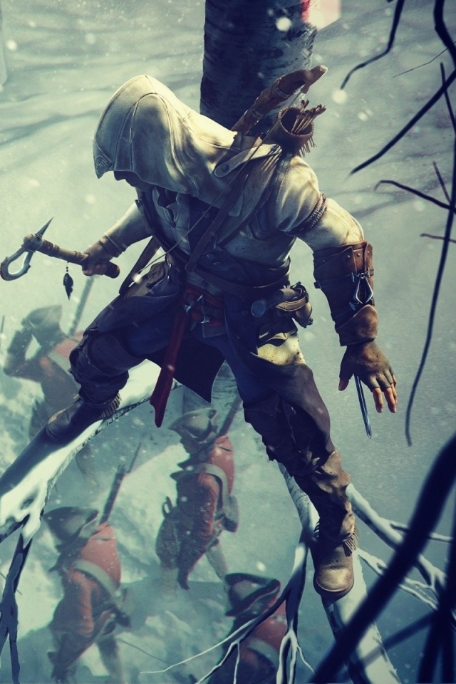 Handy-Wallpaper Computerspiele, Assassin's Creed, Assassin's Creed Iii kostenlos herunterladen.