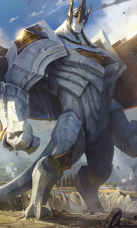 Download mobile wallpaper League Of Legends, Video Game, Galio (League Of Legends) for free.
