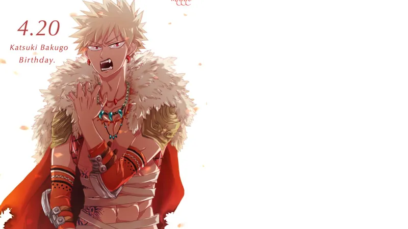 Desktop wallpaper: Anime, My Hero Academia, Katsuki Bakugou 4K free ...
