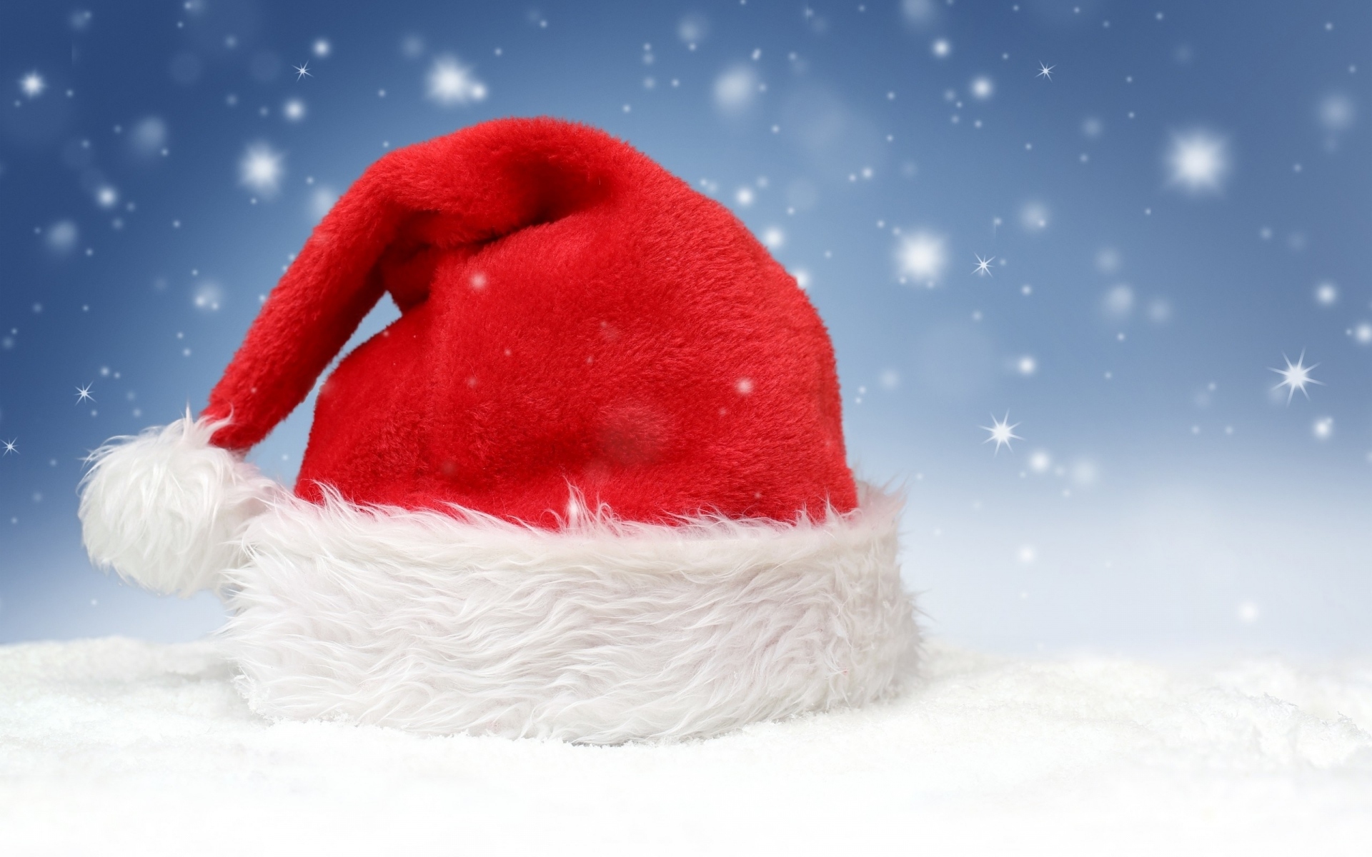 Скачать картинку Снег, Рождество, Праздничные, Шляпа Санты в телефон бесплатно.
