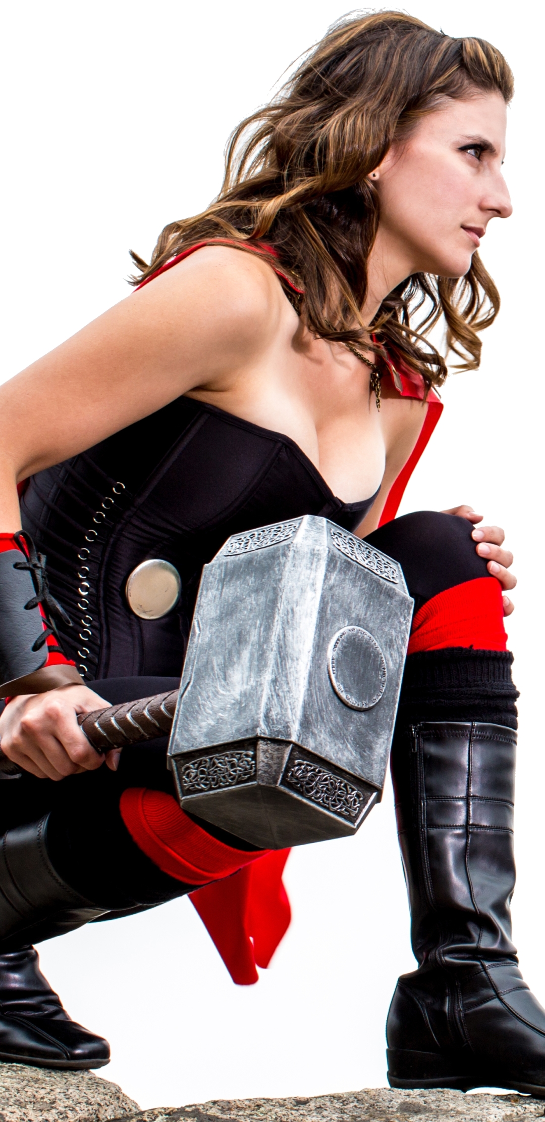 Handy-Wallpaper Frauen, Cosplay, Thor kostenlos herunterladen.