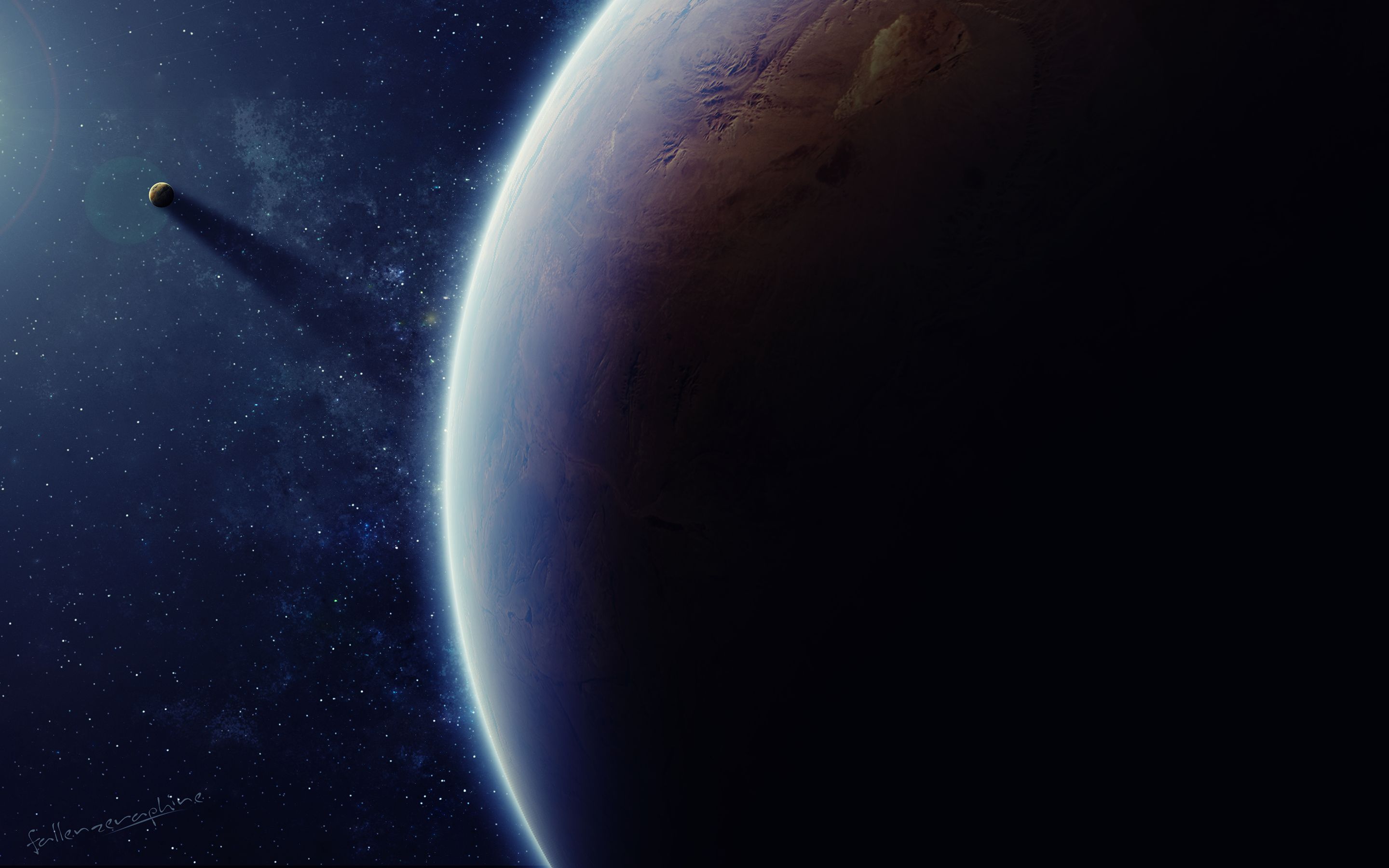 Descarga gratuita de fondo de pantalla para móvil de Planeta, Ciencia Ficción, Planetscape.