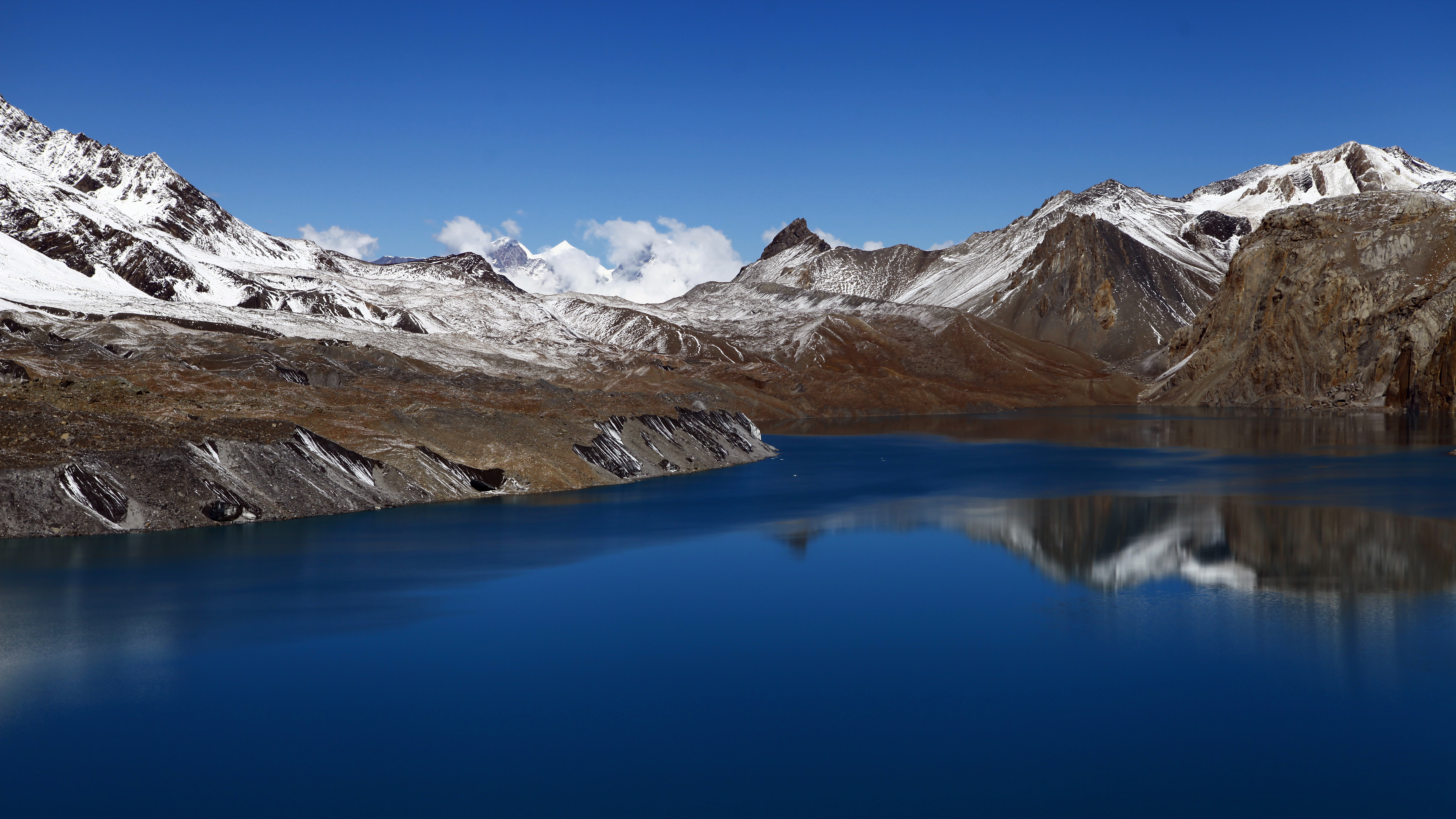 Descarga gratuita de fondo de pantalla para móvil de Naturaleza, Montaña, Lago, Tierra/naturaleza, Reflejo.