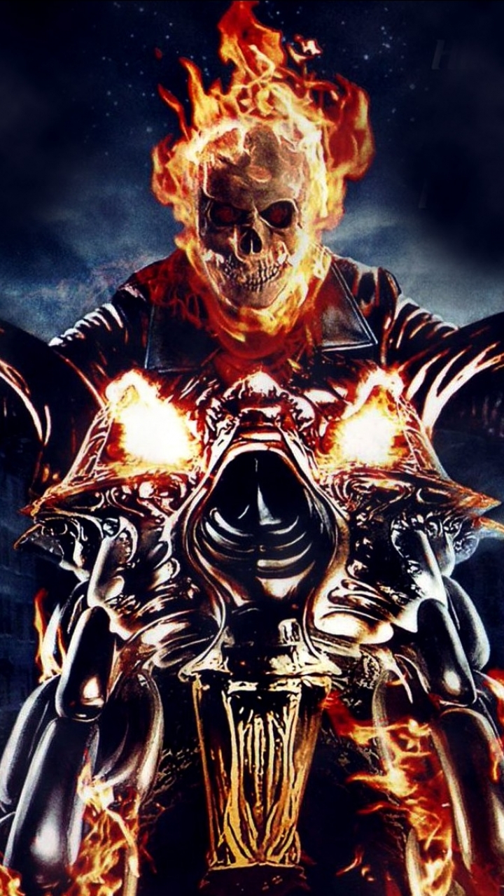 Descarga gratuita de fondo de pantalla para móvil de Películas, Ghost Rider: El Motorista Fantasma.