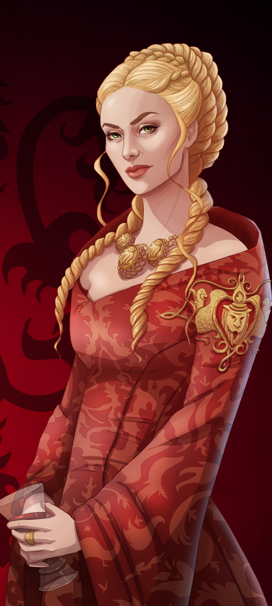 Descarga gratuita de fondo de pantalla para móvil de Juego De Tronos, Rubio, Trenza, Series De Televisión, Rubia, Cersei Lannister.