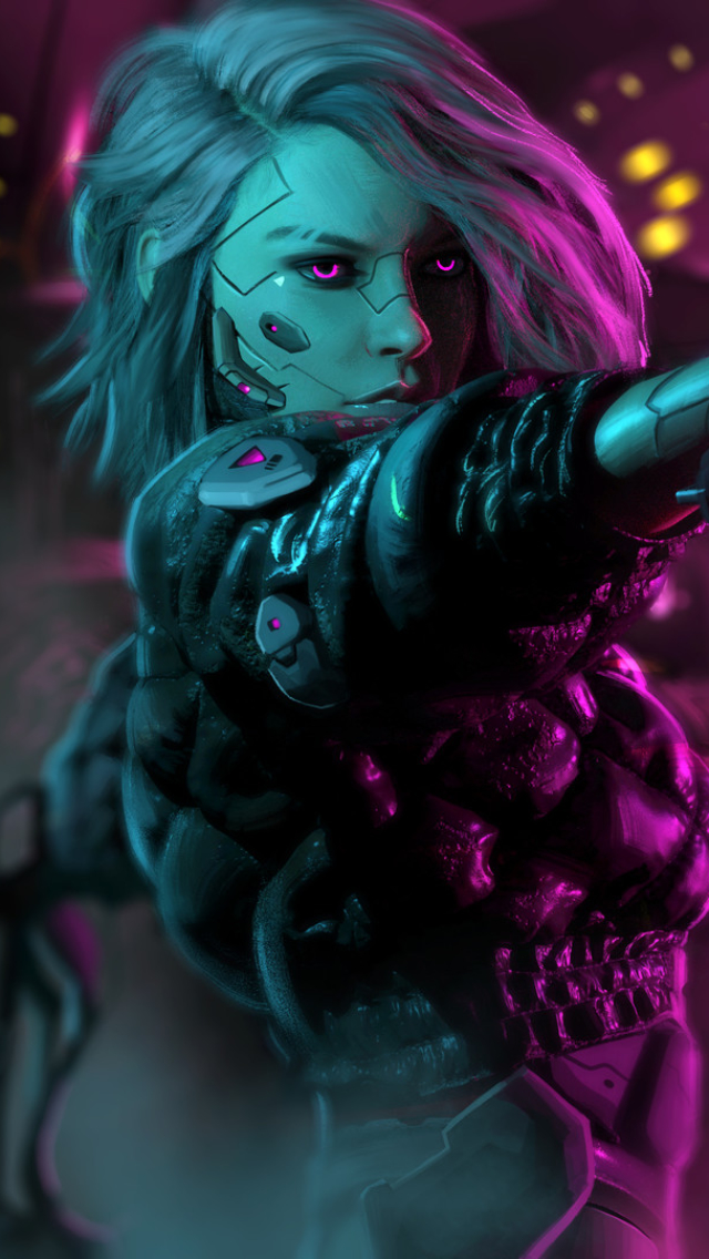 Download mobile wallpaper Cyberpunk, Sci Fi, Cyborg for free.