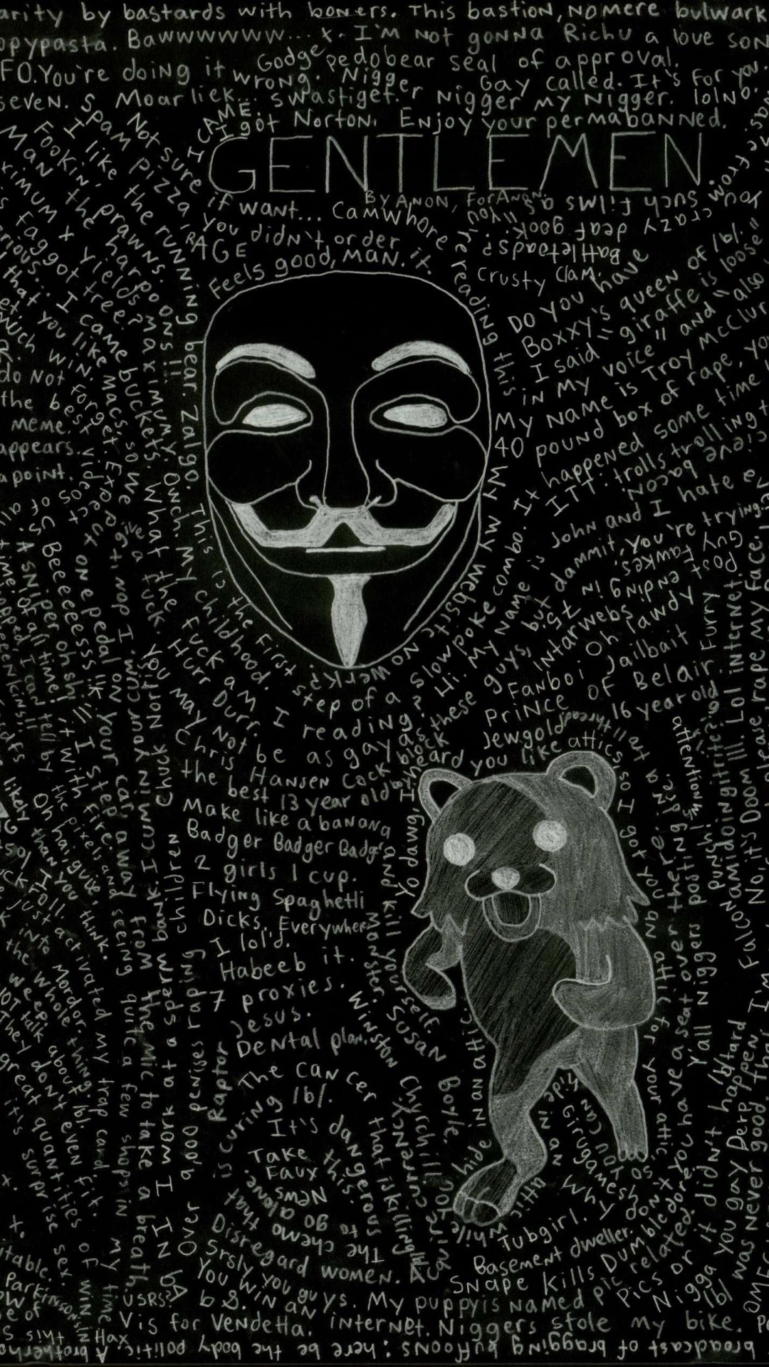 Download mobile wallpaper Technology, Anonymous for free.