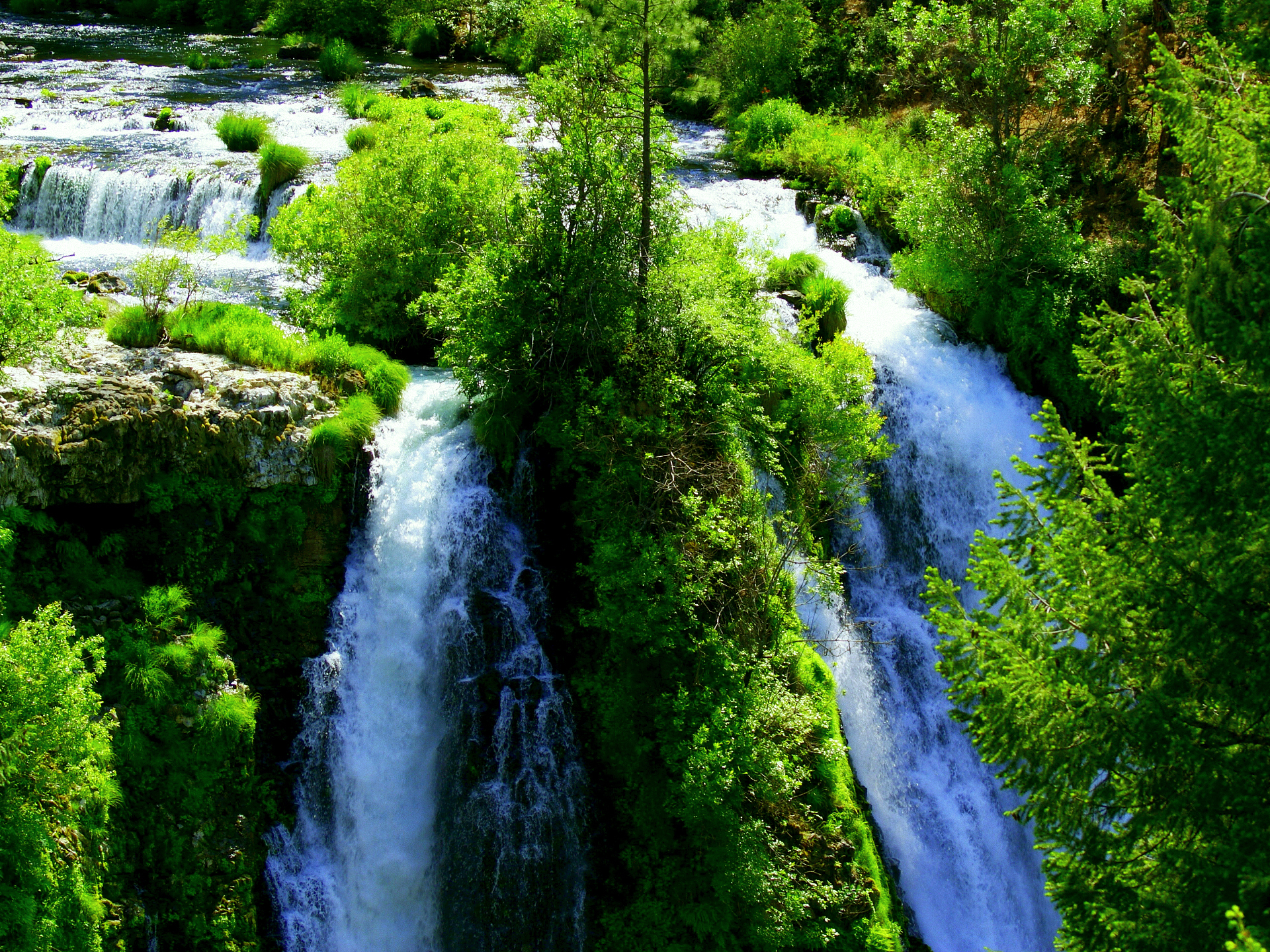 Скачати мобільні шпалери Водоспад, Земля безкоштовно.