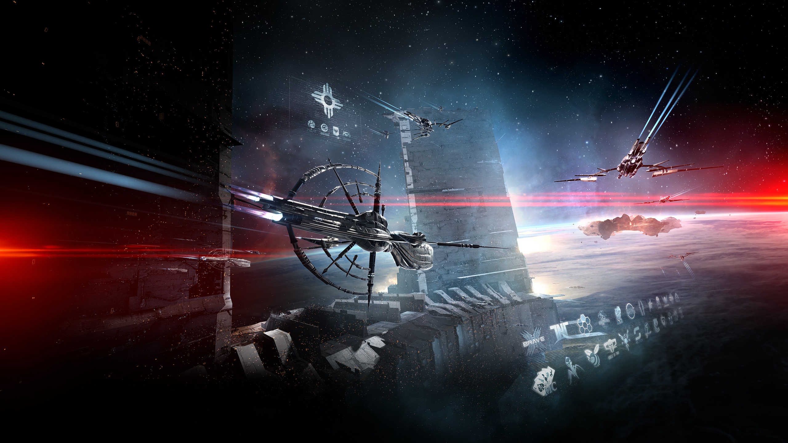 Download mobile wallpaper Space, Spaceship, Space Station, Video Game, Eve Online for free.