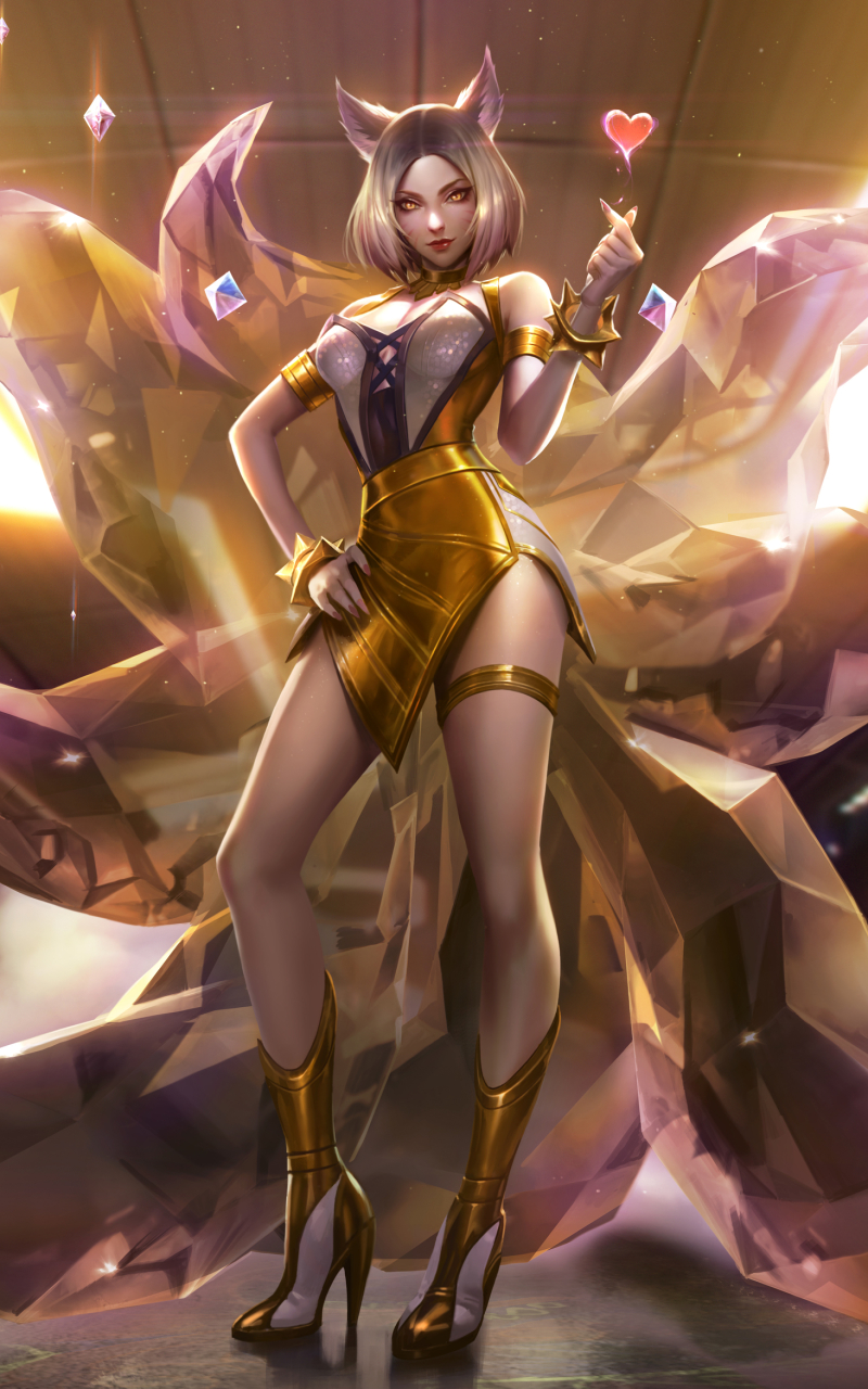 Handy-Wallpaper League Of Legends, Computerspiele, Ahri (Liga Der Legenden) kostenlos herunterladen.