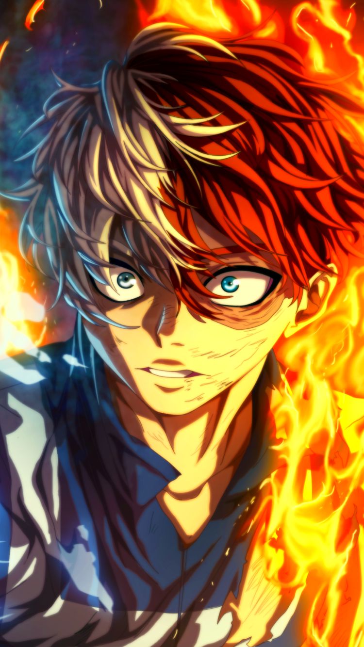 Téléchargez des papiers peints mobile Animé, Shoto Todoroki, My Hero Academia gratuitement.