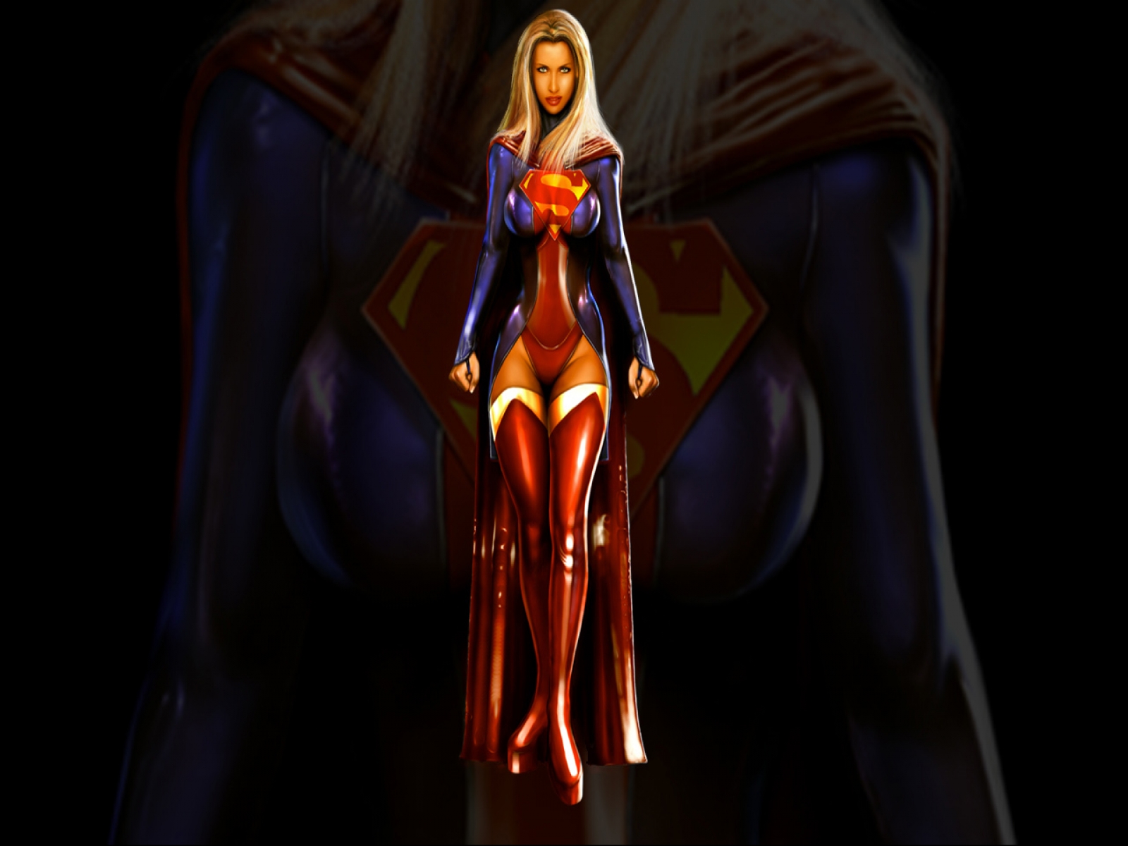 164593 descargar fondo de pantalla historietas, supergirl, superhombre: protectores de pantalla e imágenes gratis