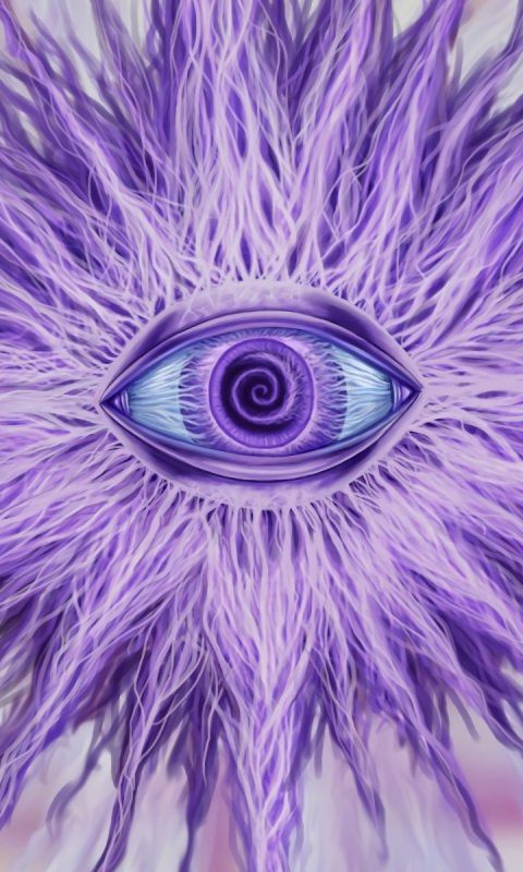 無料モバイル壁紙目, 紫の, 芸術的をダウンロードします。