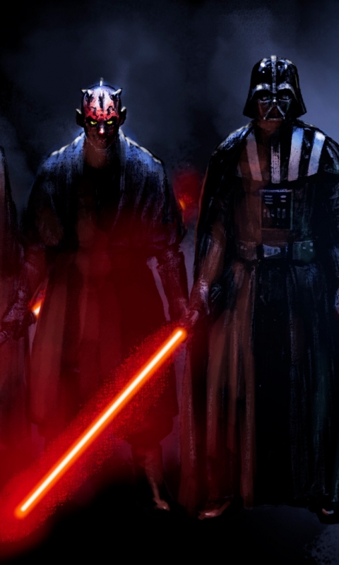 Descarga gratuita de fondo de pantalla para móvil de Películas, Darth Vader, La Guerra De Las Galaxias, Darth Maul, Sith (Guerra De Las Galaxias).