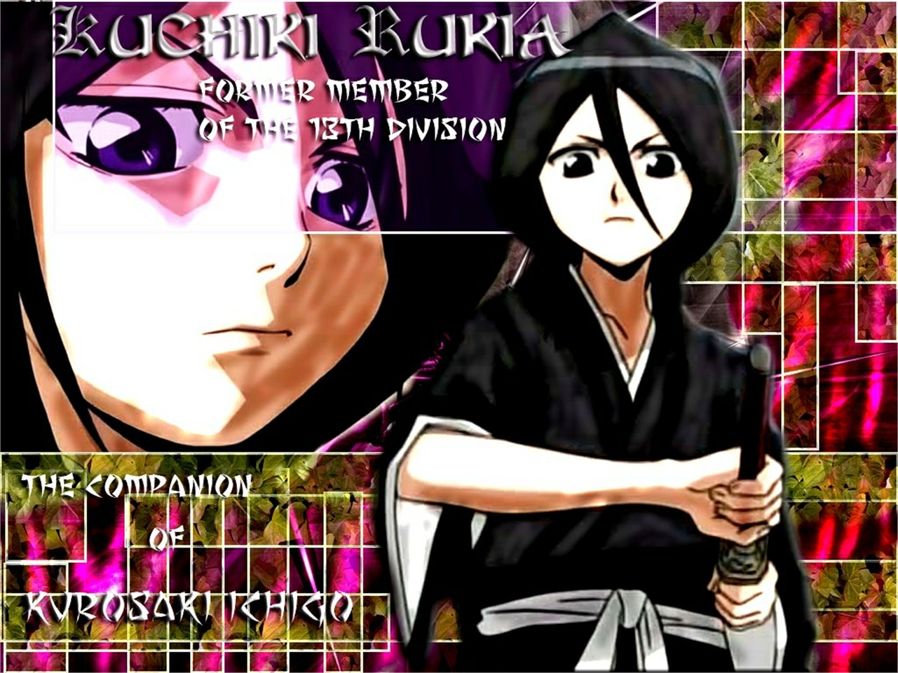 Handy-Wallpaper Bleach, Rukia Kuchiki, Animes kostenlos herunterladen.