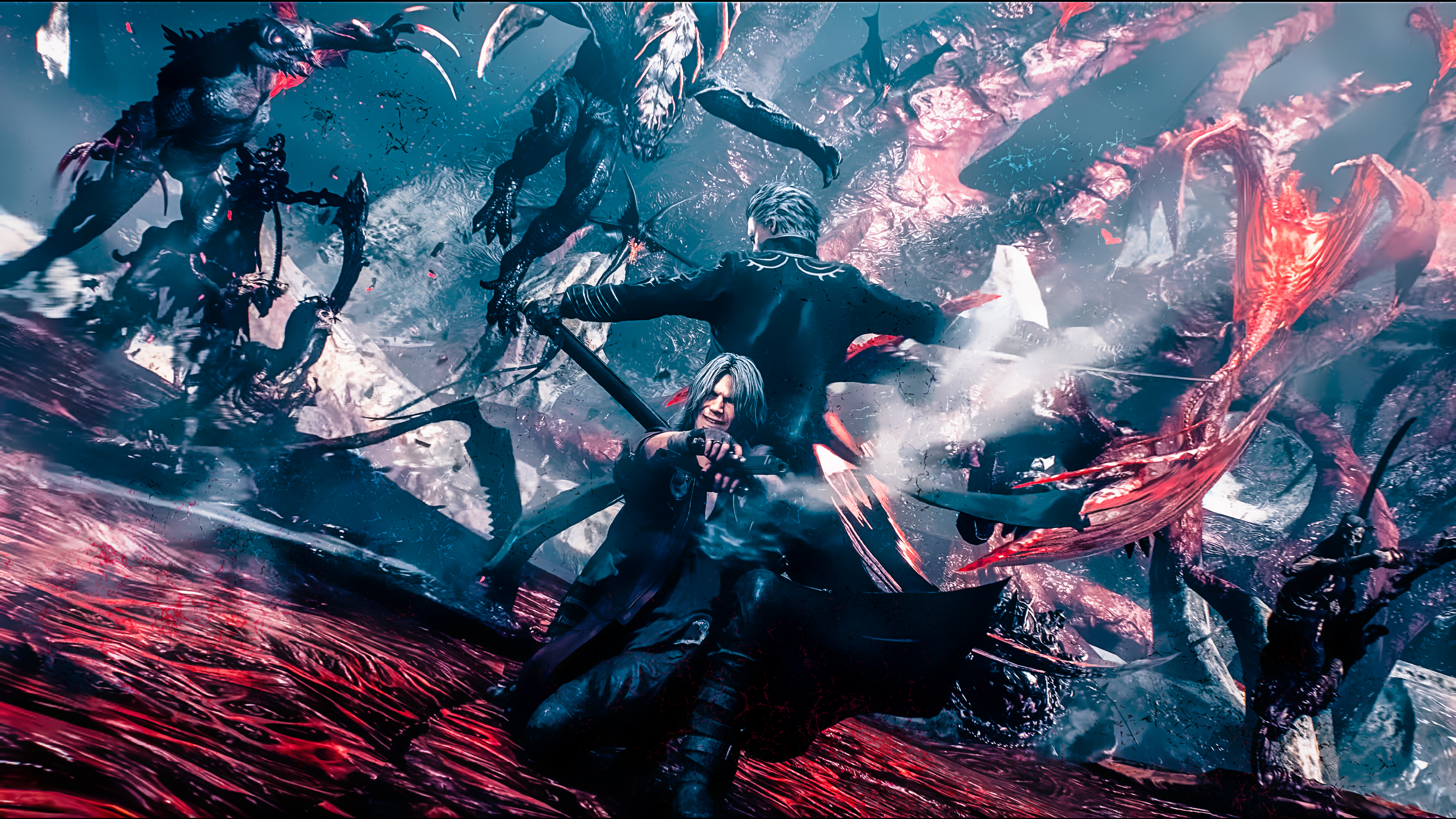 Download mobile wallpaper Devil May Cry, Video Game, Dante (Devil May Cry), Vergil (Devil May Cry) for free.