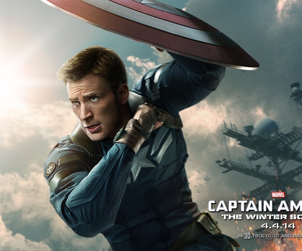 Handy-Wallpaper Captain America, Chris Evans, Filme, Kapitän Amerika, The Return Of The First Avenger kostenlos herunterladen.