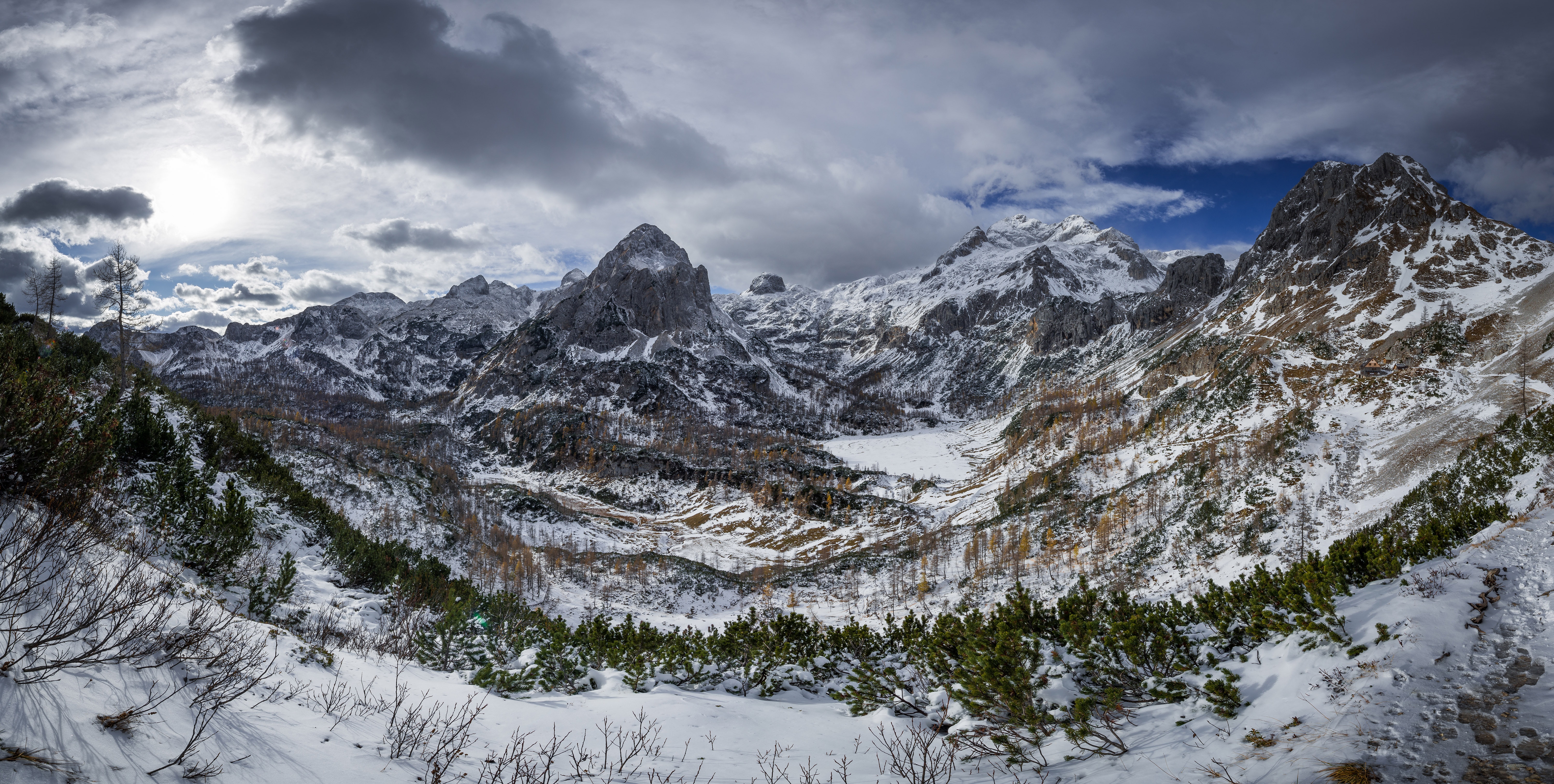 mountains, nature, vertex, tops, snow covered, snowbound