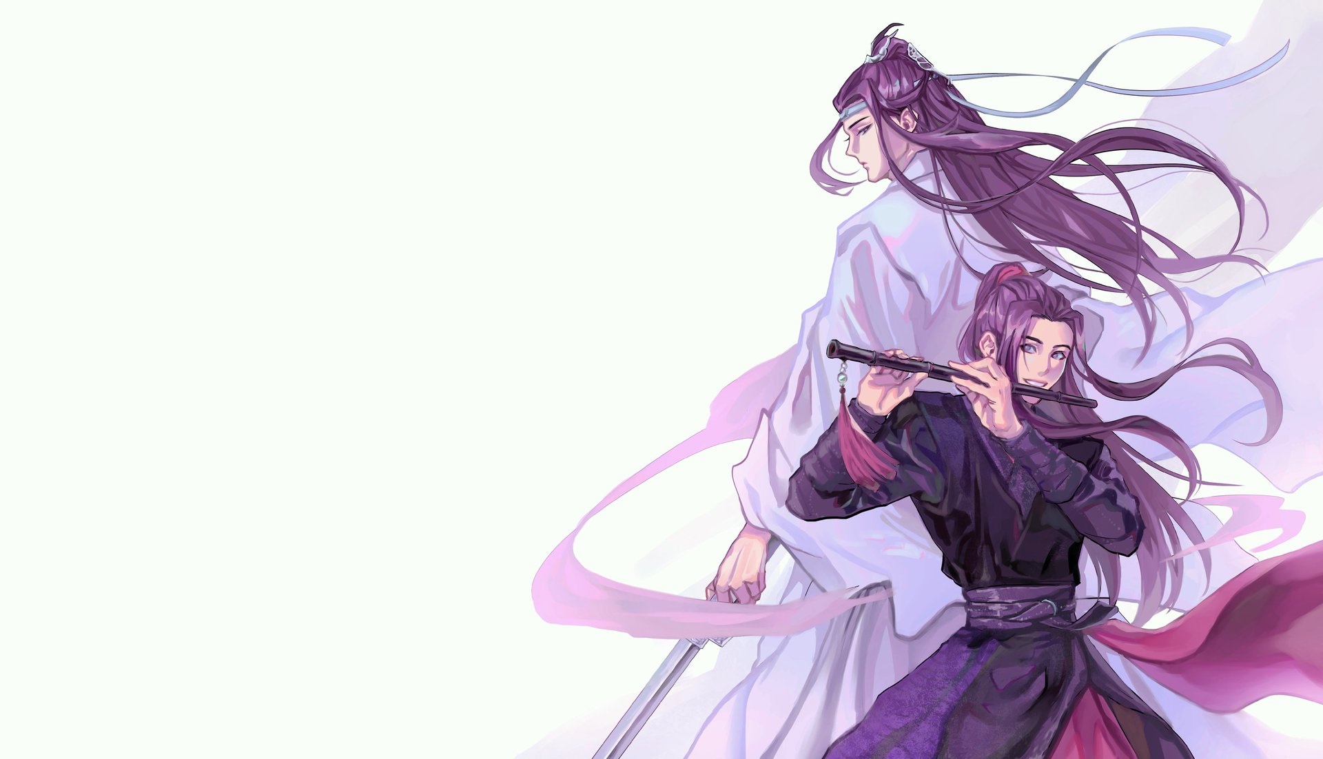 Descarga gratuita de fondo de pantalla para móvil de Animado, Lanzhan, Wei Ying, Lan Wangji, Wei Wu Xian, Mo Dao Zu Shi.