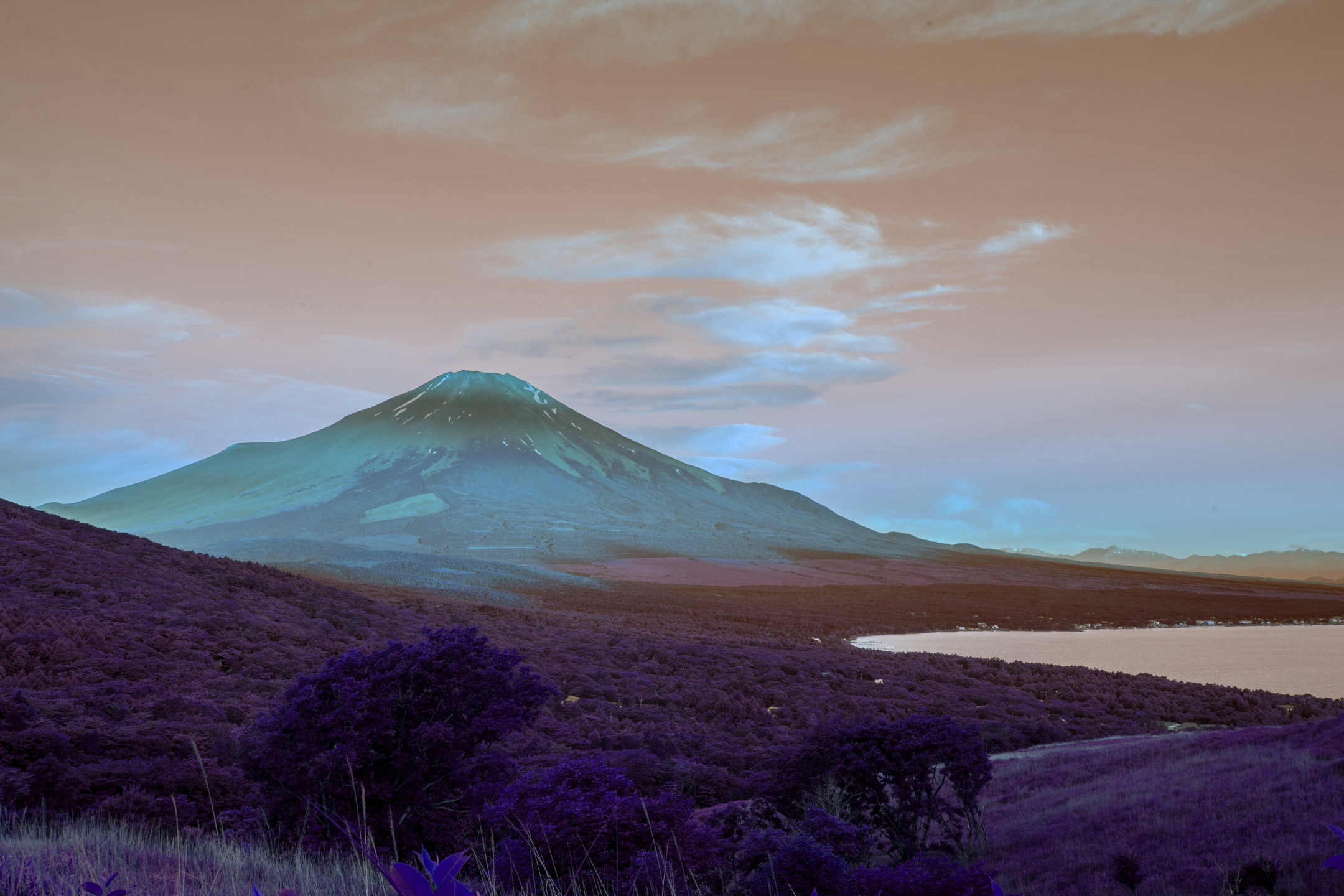 Free download wallpaper Landscape, Nature, Forest, Earth, Japan, Mount Fuji, Volcanoes on your PC desktop