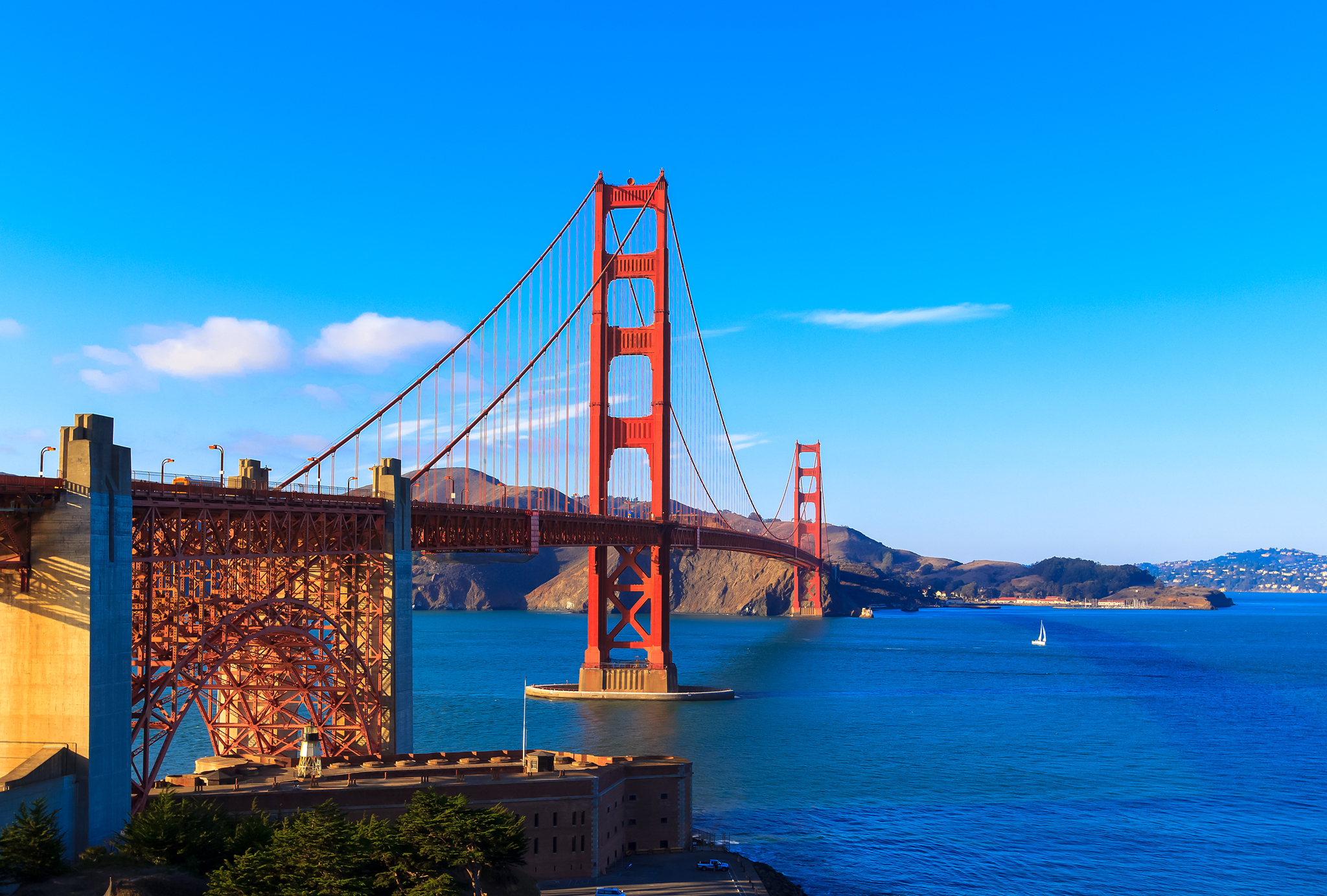 Laden Sie das Brücke, Kalifornien, Goldenes Tor, Brücken, Menschengemacht-Bild kostenlos auf Ihren PC-Desktop herunter