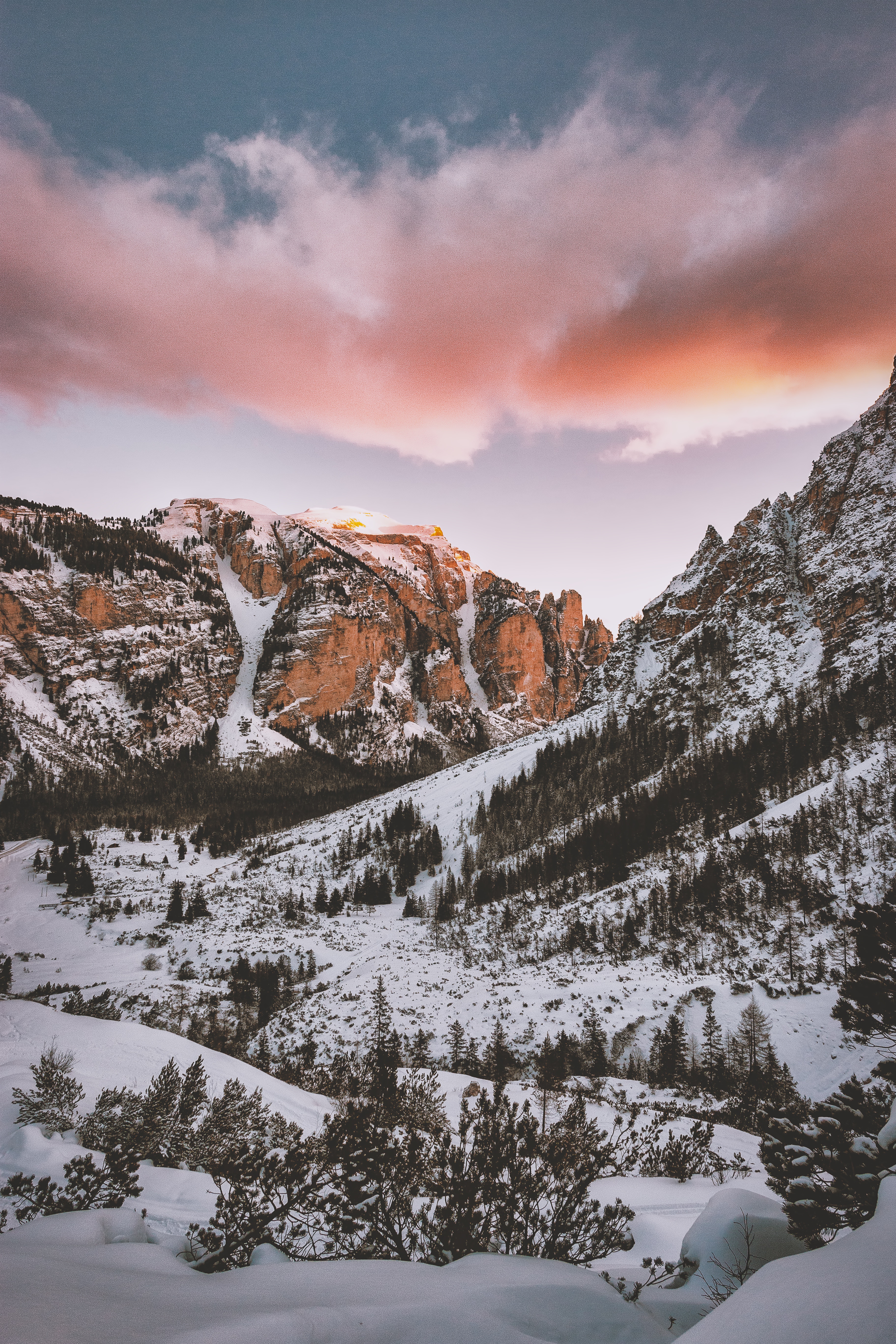 Baixe gratuitamente a imagem Natureza, Montanhas, Neve, Itália, Vértice, Tops, Marebbe na área de trabalho do seu PC