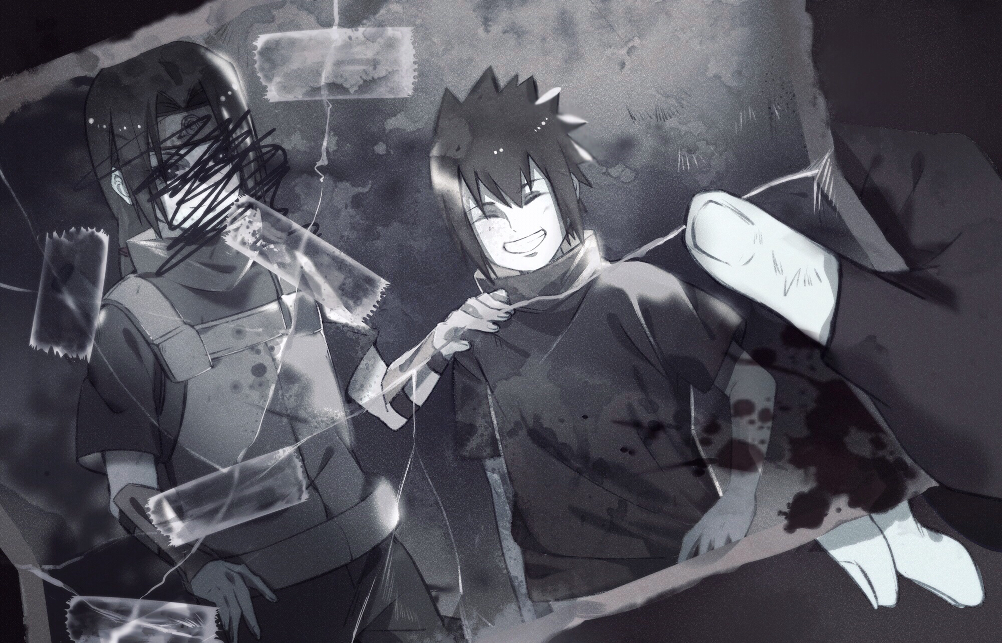 Handy-Wallpaper Naruto, Animes, Sasuke Uchiha, Itachi Uchiha kostenlos herunterladen.