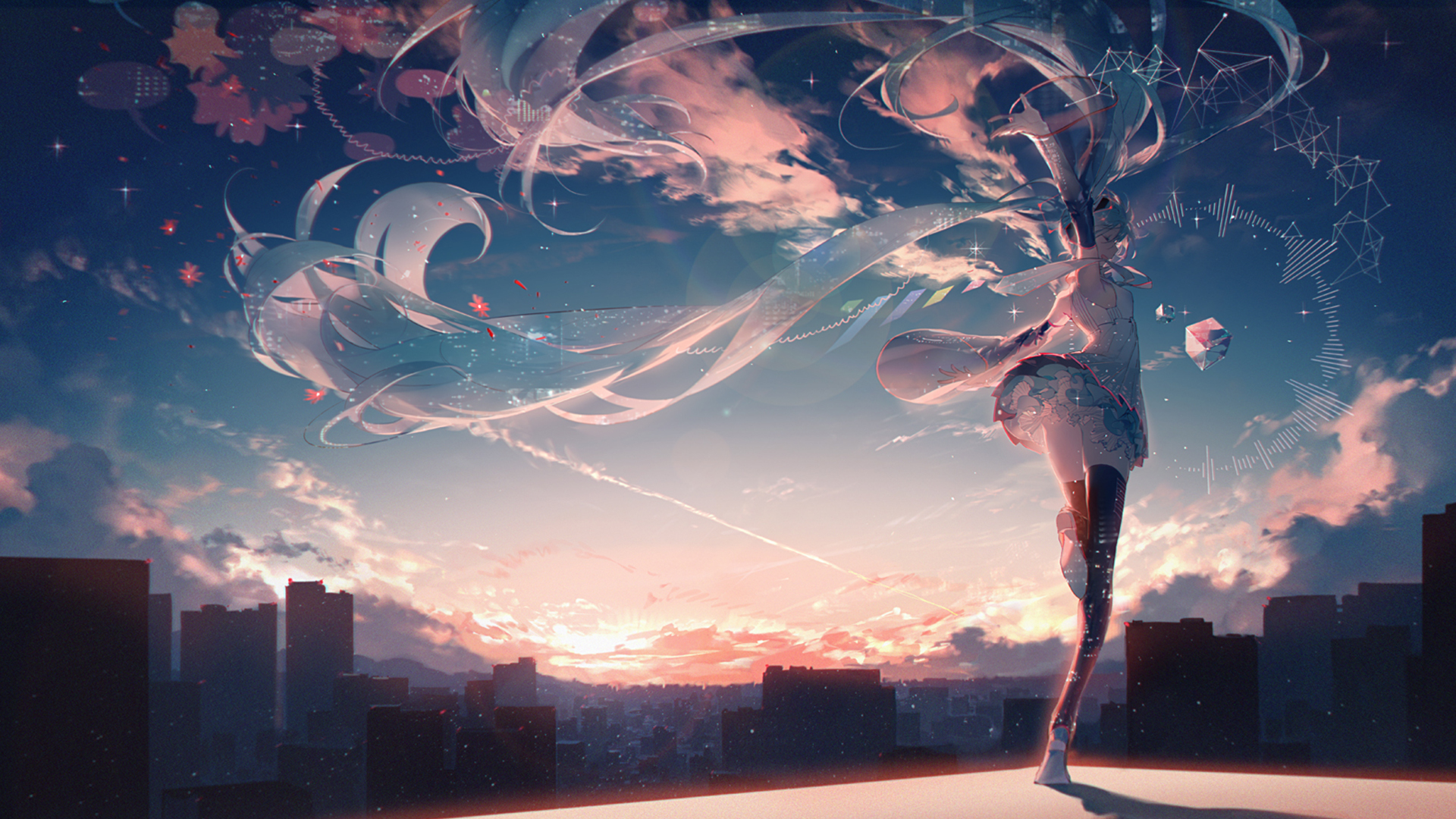 Handy-Wallpaper Vocaloid, Hatsune Miku, Animes kostenlos herunterladen.