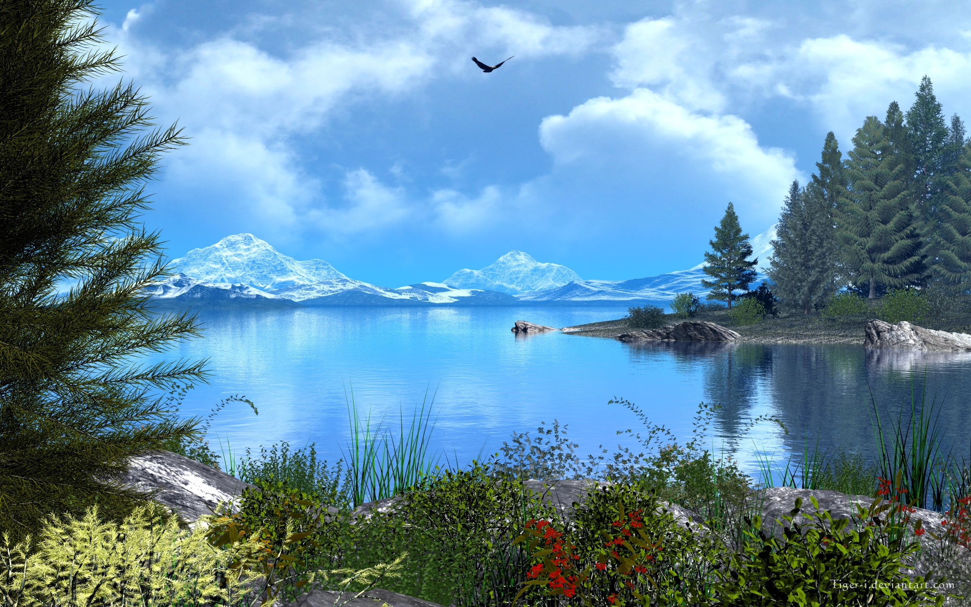 Laden Sie das Landschaft, Fantasie, Künstlerisch-Bild kostenlos auf Ihren PC-Desktop herunter
