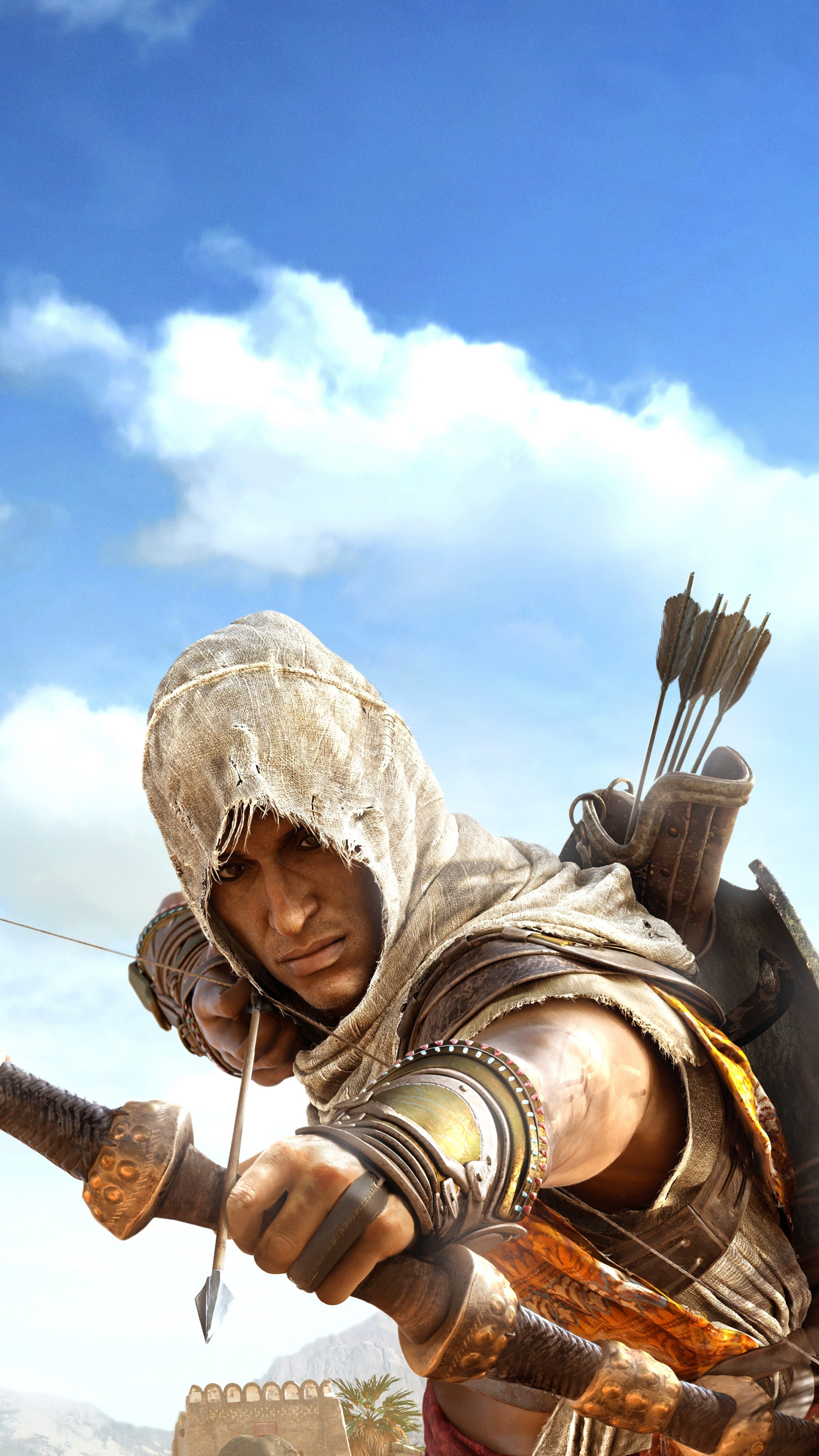 Скачать обои бесплатно Видеоигры, Кредо Ассасина, Assassin's Creed: Истоки, Байек Сива картинка на рабочий стол ПК
