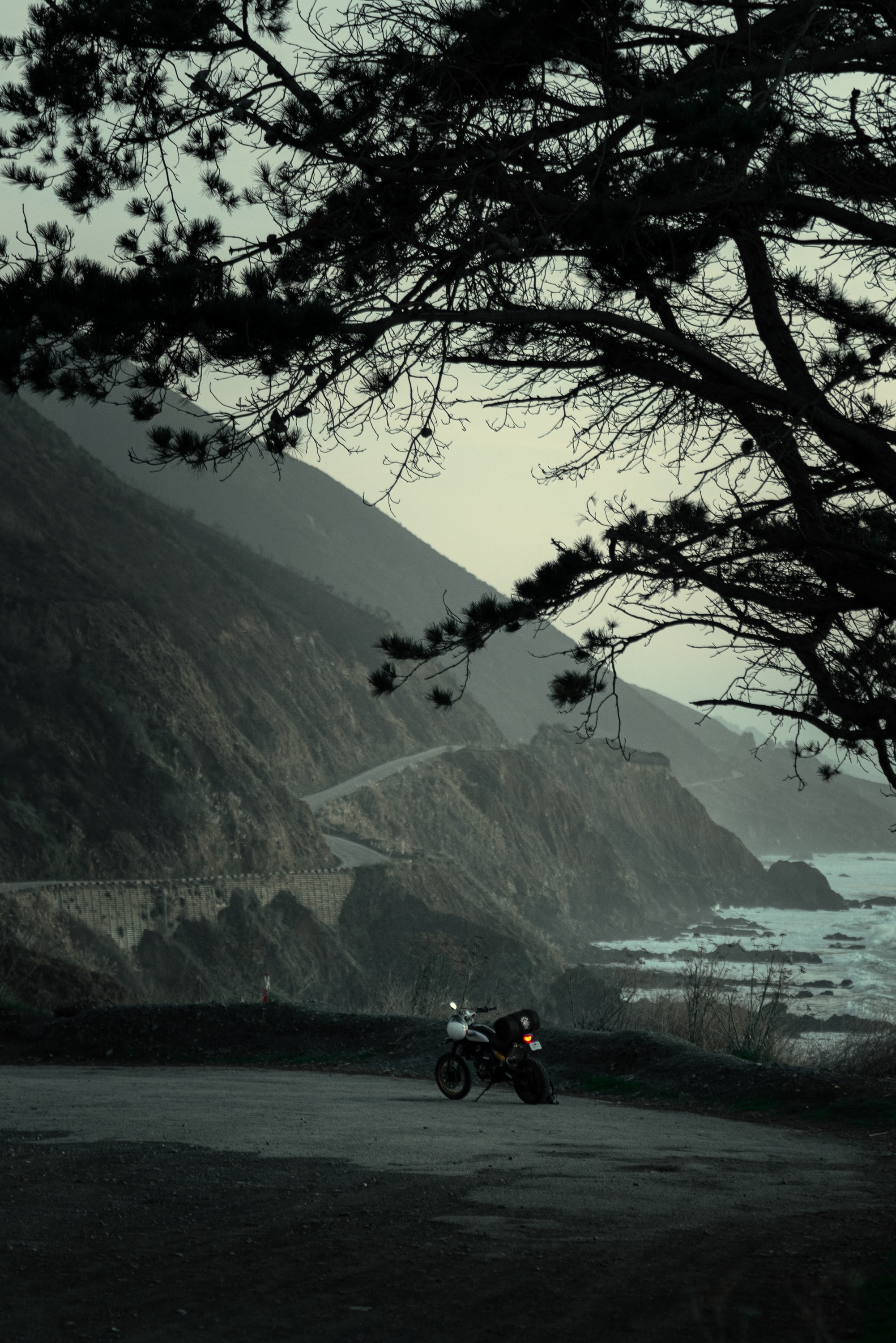 motorcycles, coast, road, motorcycle, bike, moped