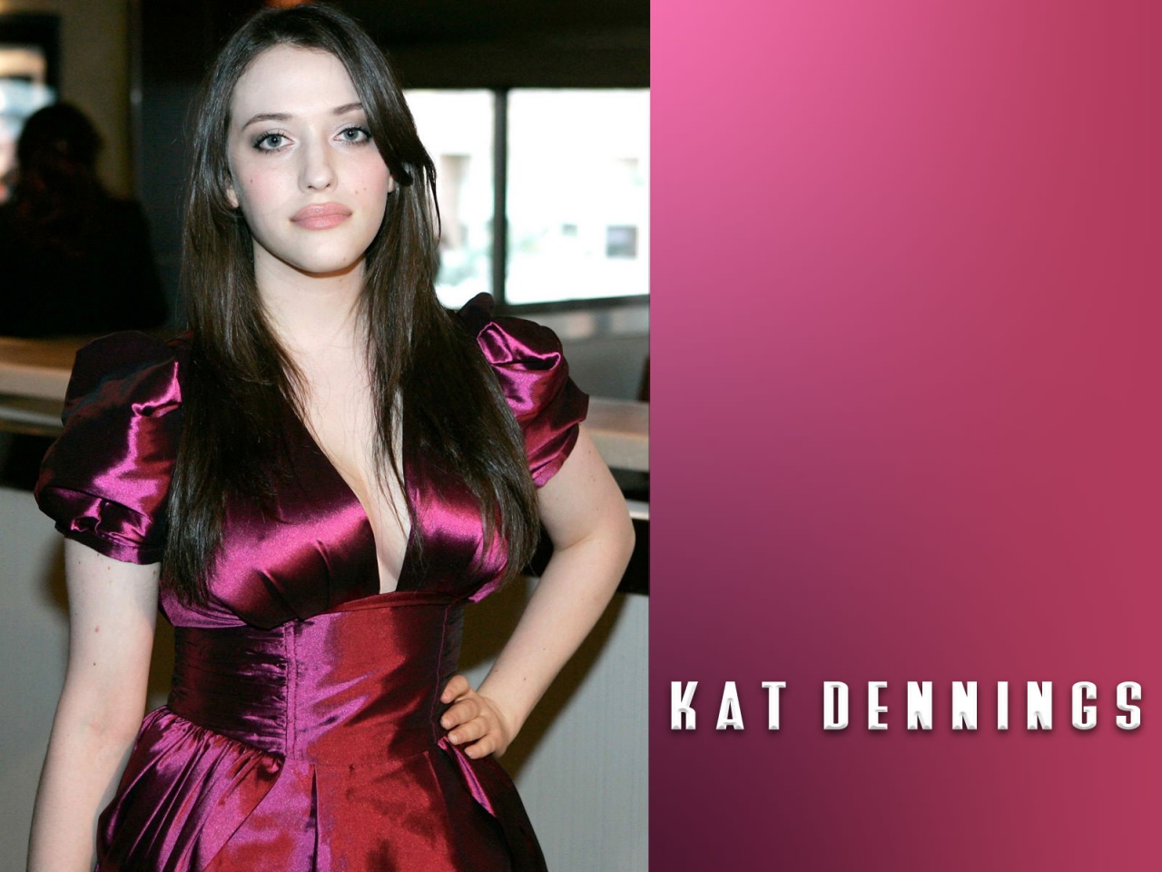 Free download wallpaper Celebrity, Kat Dennings on your PC desktop