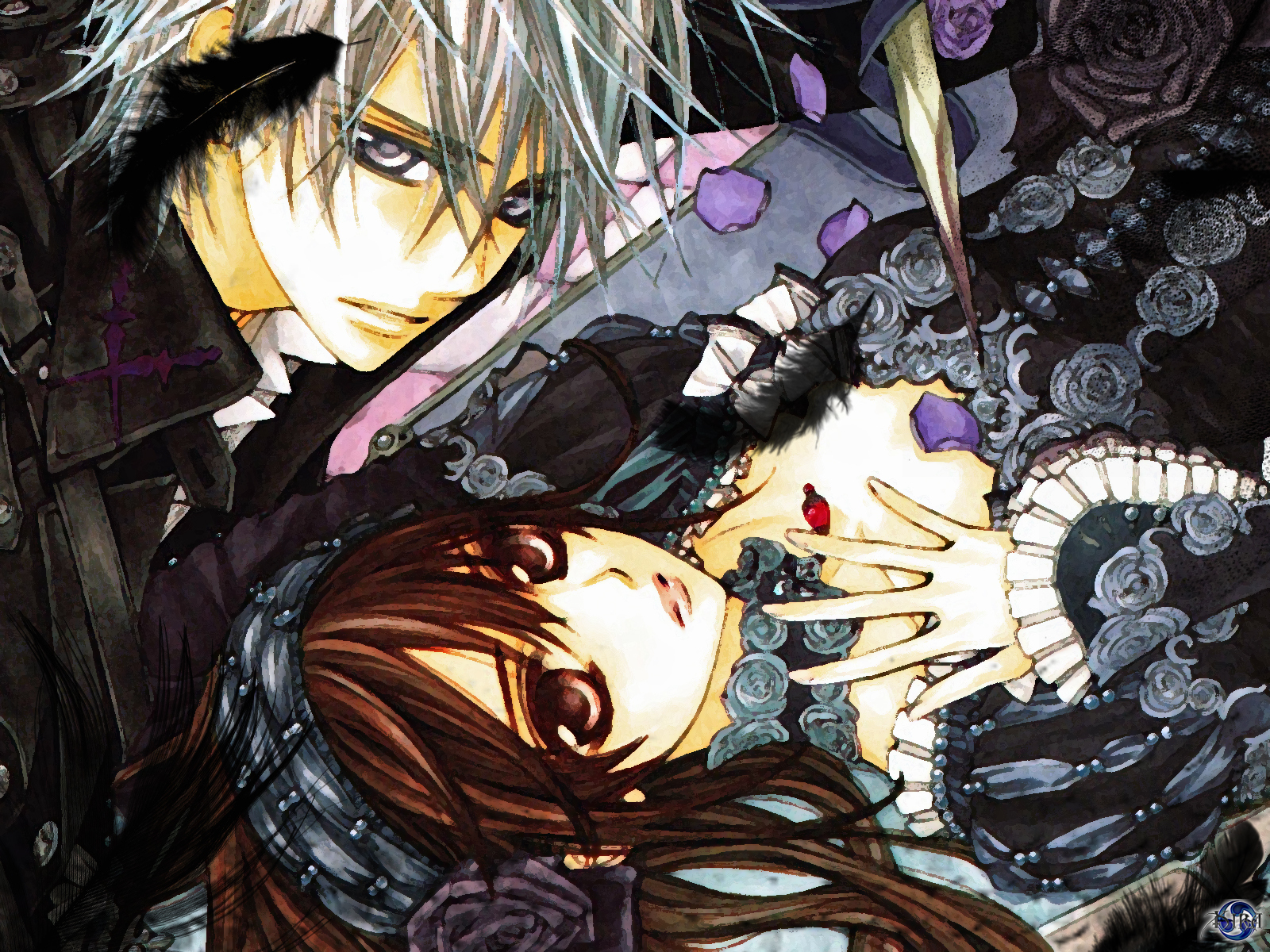 Handy-Wallpaper Animes, Vampire Knight kostenlos herunterladen.