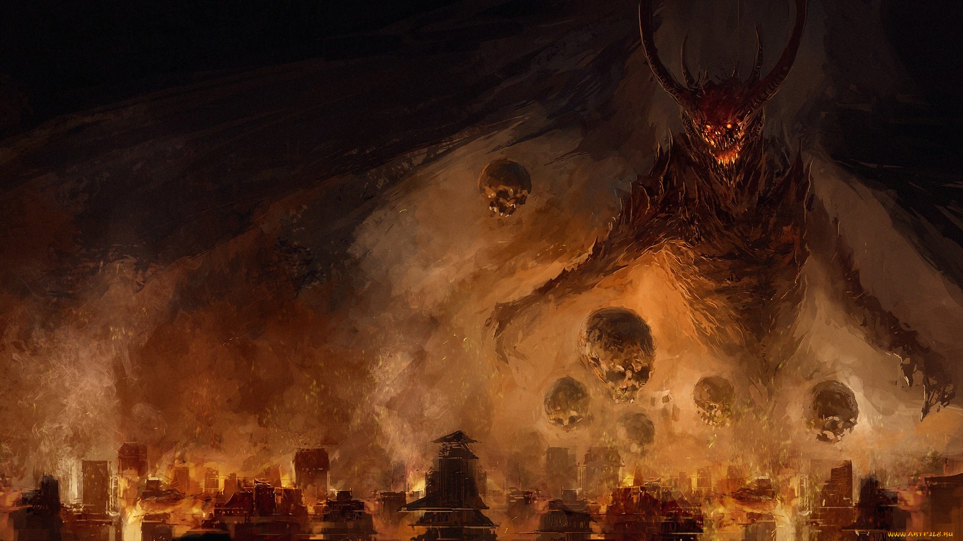 Free download wallpaper Dark, Demon on your PC desktop