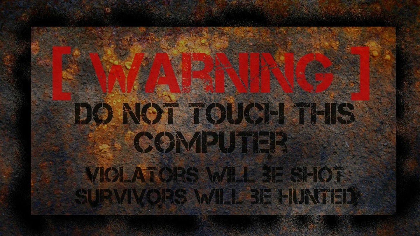 警告HDデスクトップの壁紙をダウンロード