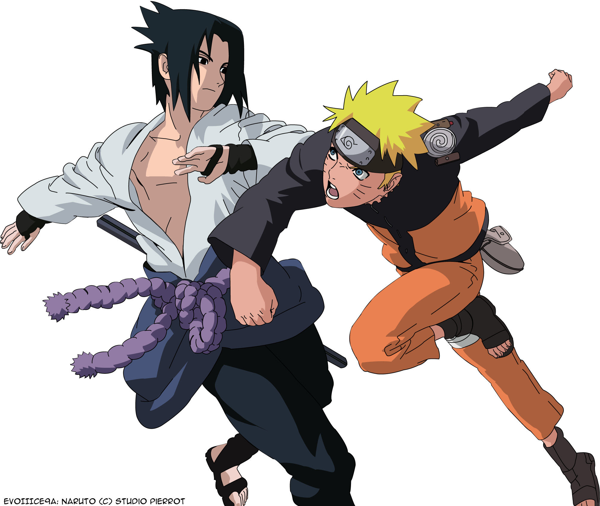 Baixar papel de parede para celular de Anime, Naruto, Sasuke Uchiha, Naruto Uzumaki gratuito.