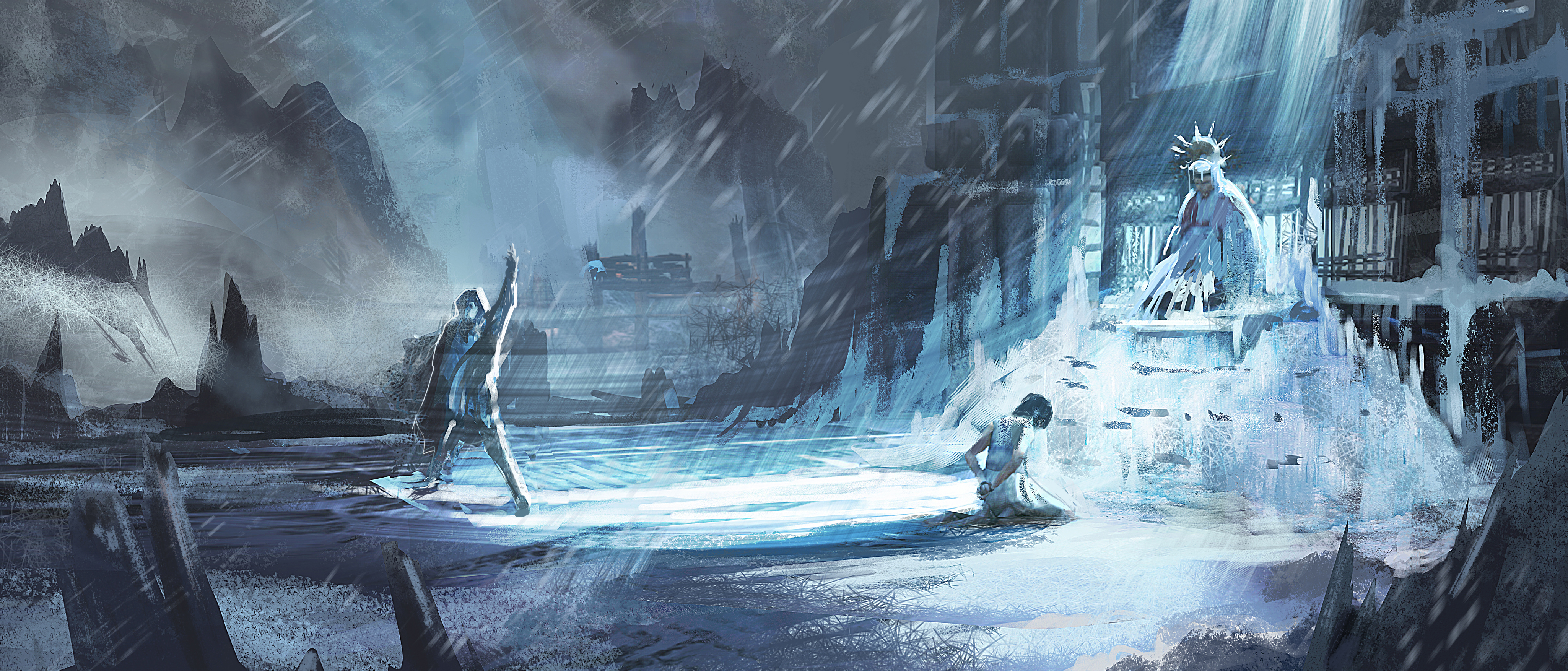 Download mobile wallpaper Tomb Raider, Frost, Snowfall, Video Game, Throne, Tomb Raider (2013) for free.