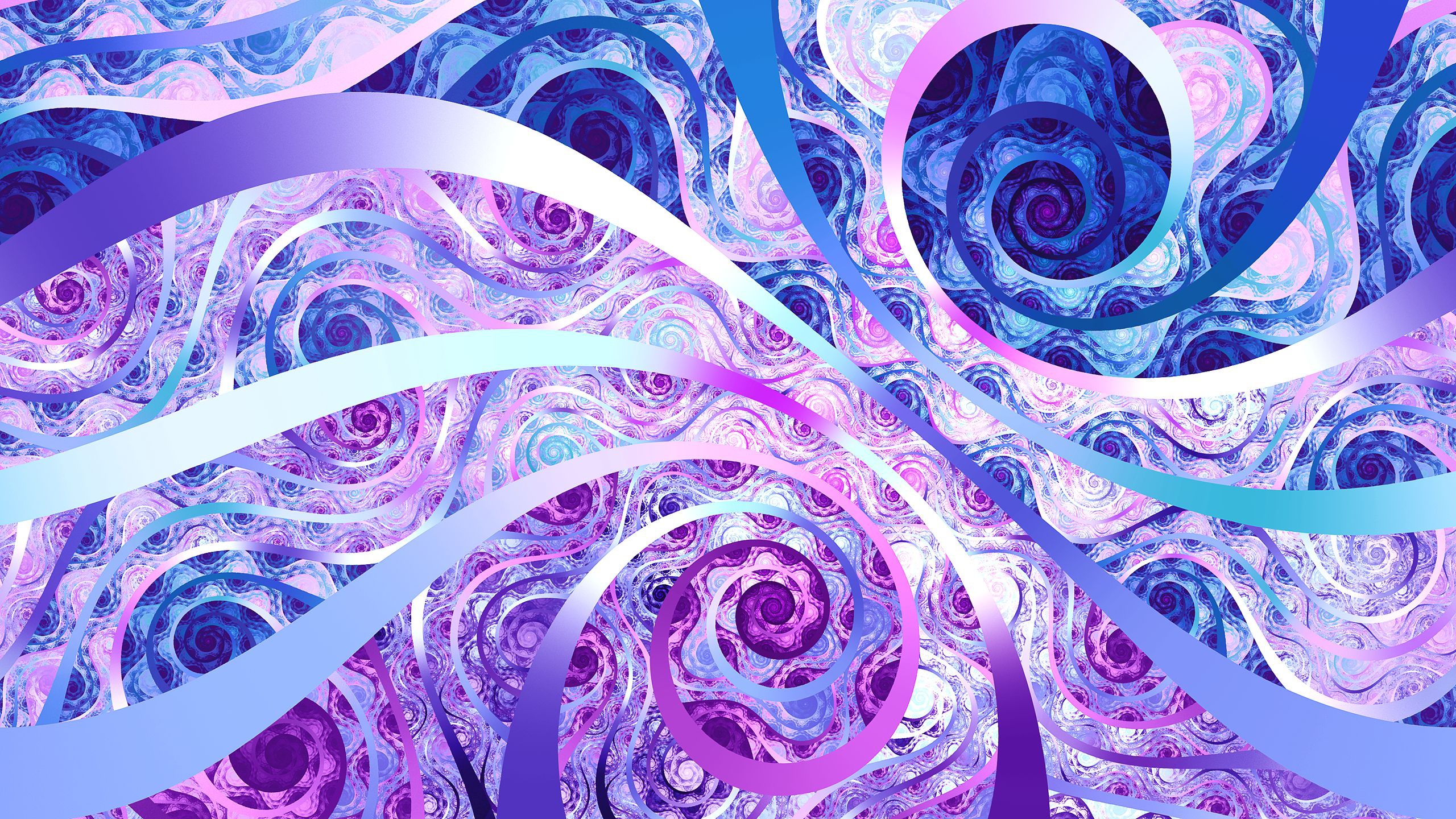 Download mobile wallpaper Abstract, Fractal, Purple, Swirl for free.