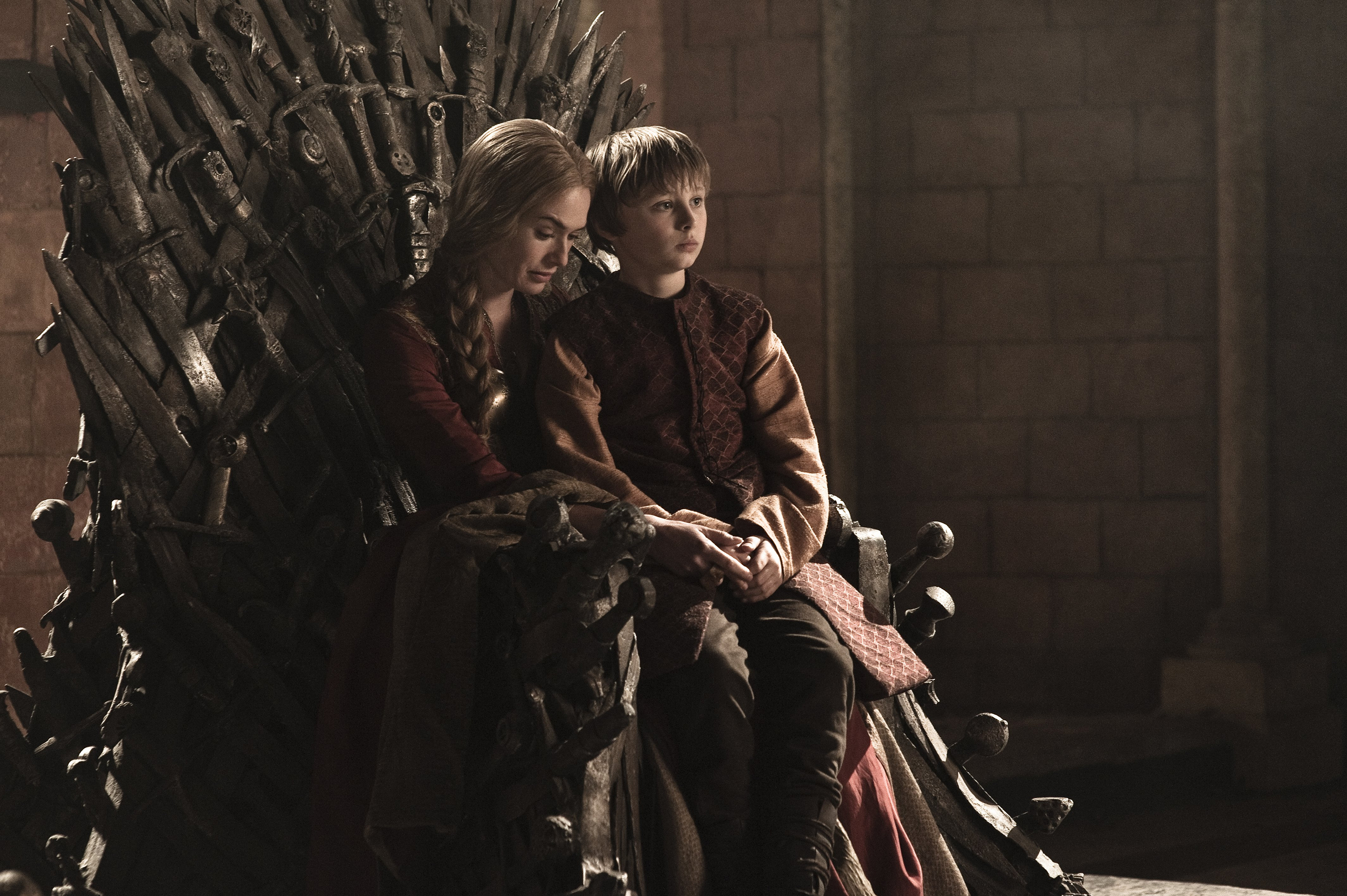 Download mobile wallpaper Game Of Thrones, Tv Show, Lena Headey, Cersei Lannister, Tommen Baratheon for free.