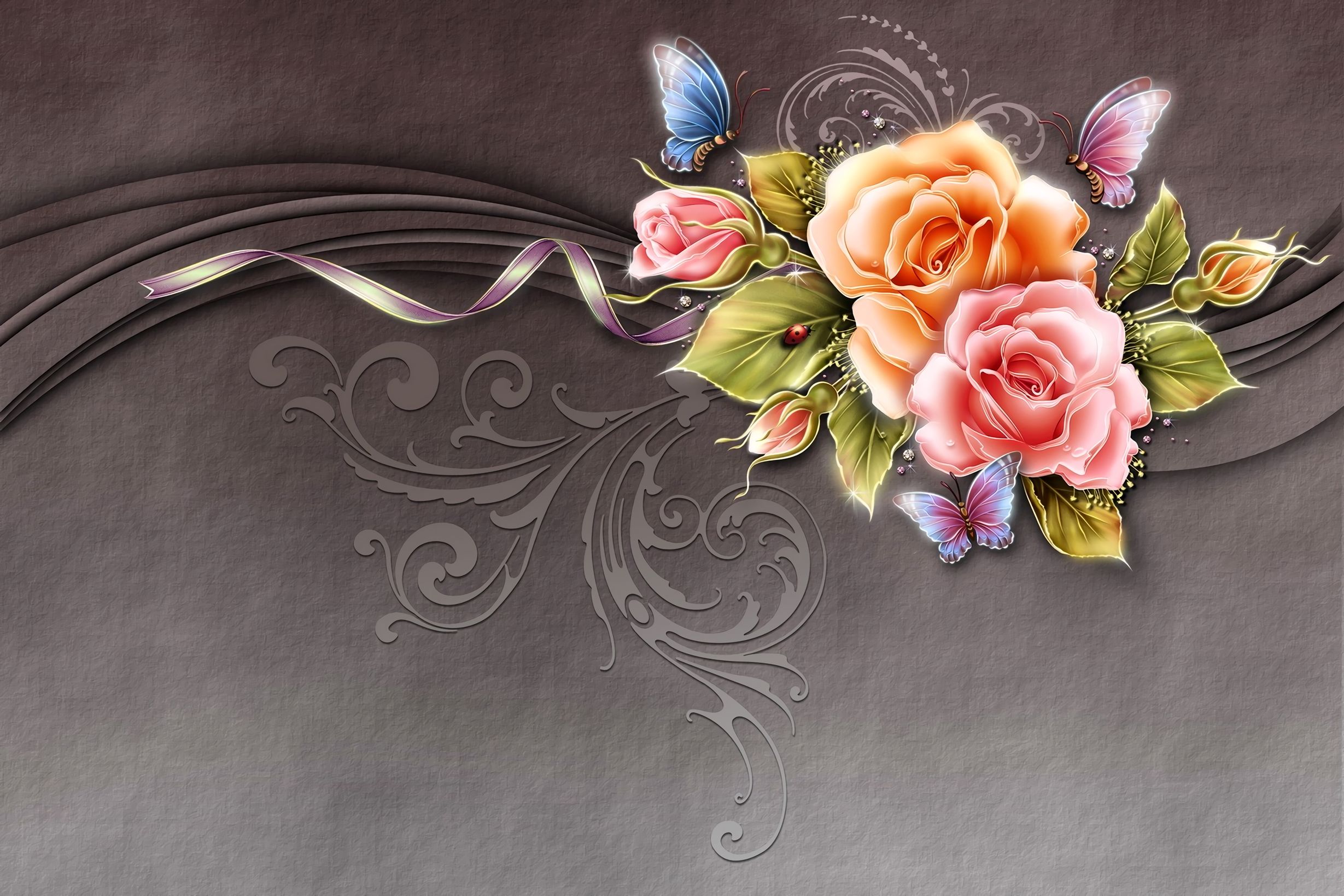 Laden Sie das Blumen, Blume, Bunt, Künstlerisch-Bild kostenlos auf Ihren PC-Desktop herunter