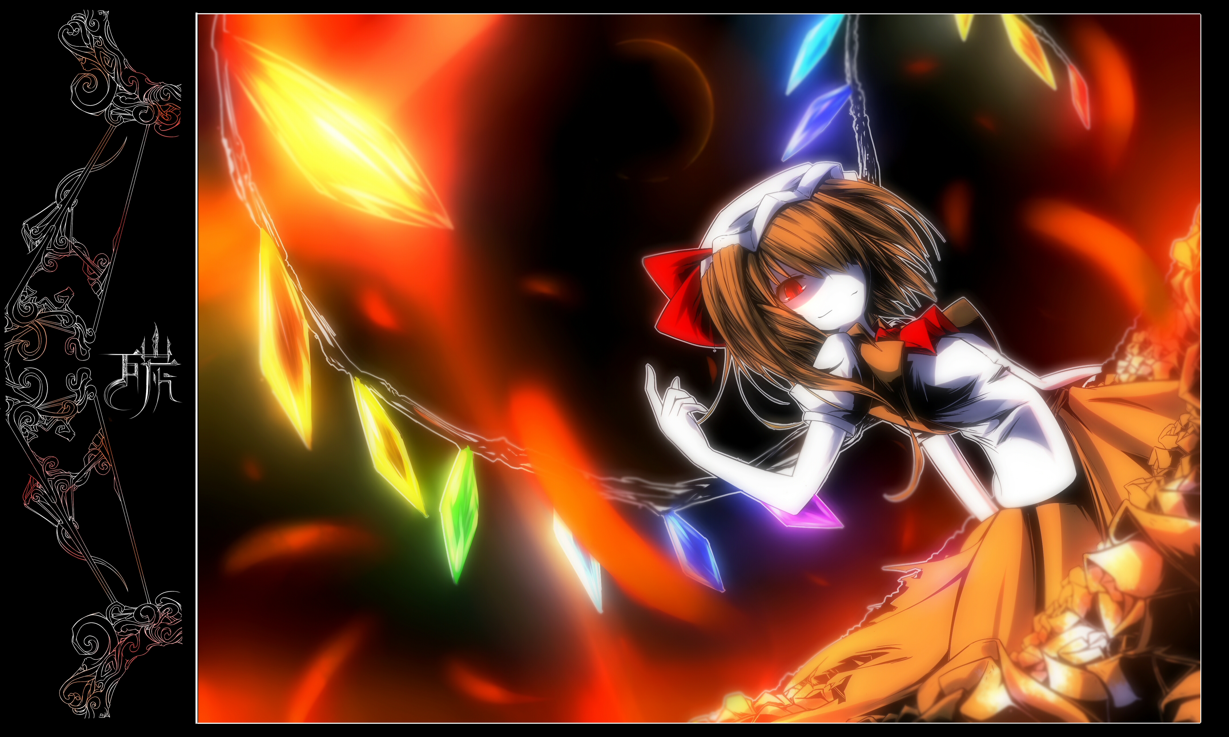 Free download wallpaper Flandre Scarlet, Touhou, Anime on your PC desktop